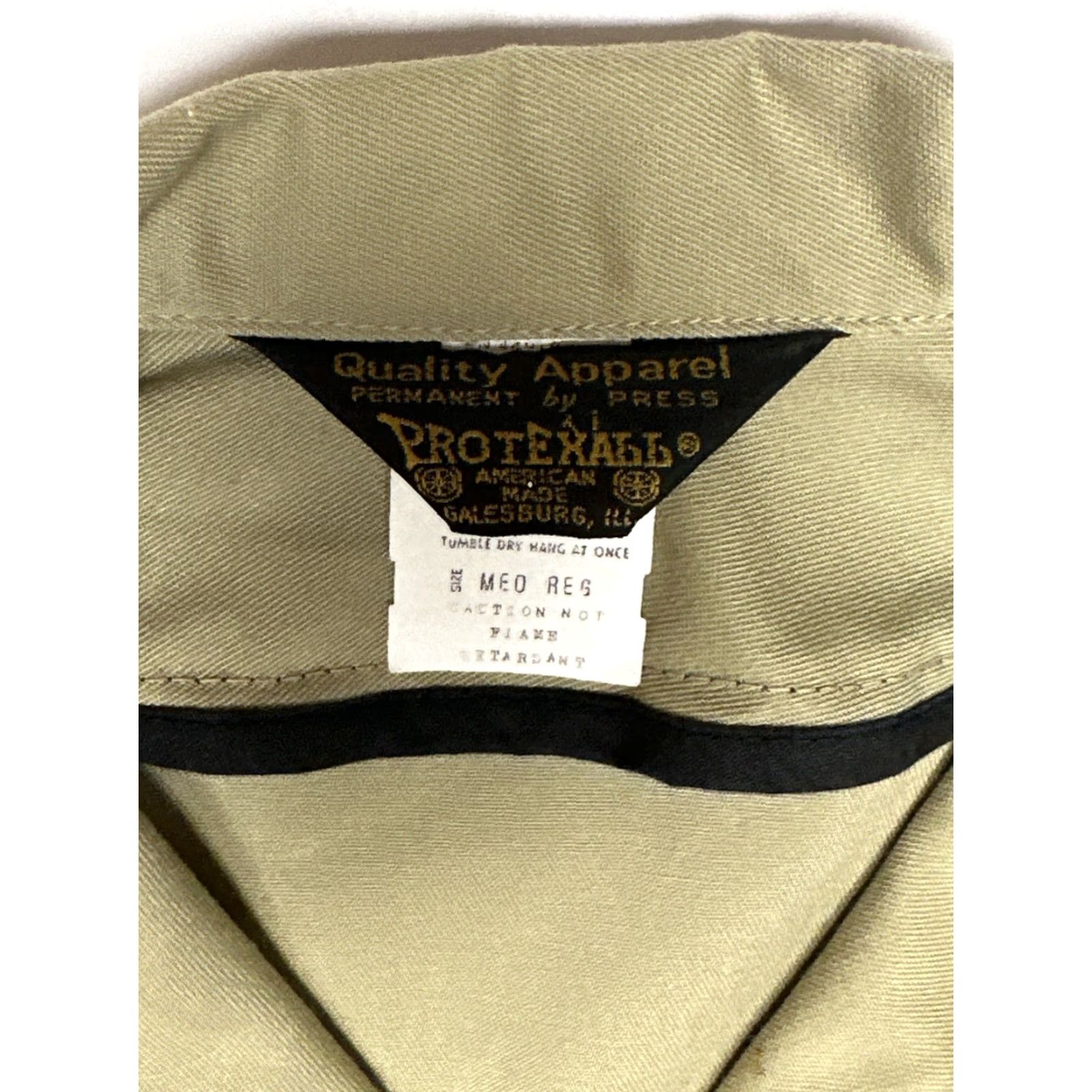 Vintage VTG Protexall Quality Apparel Mens Jacket Windbreaker Tan 70s M In Usa Theme Size US M / EU 48-50 / 2 - 4 Thumbnail