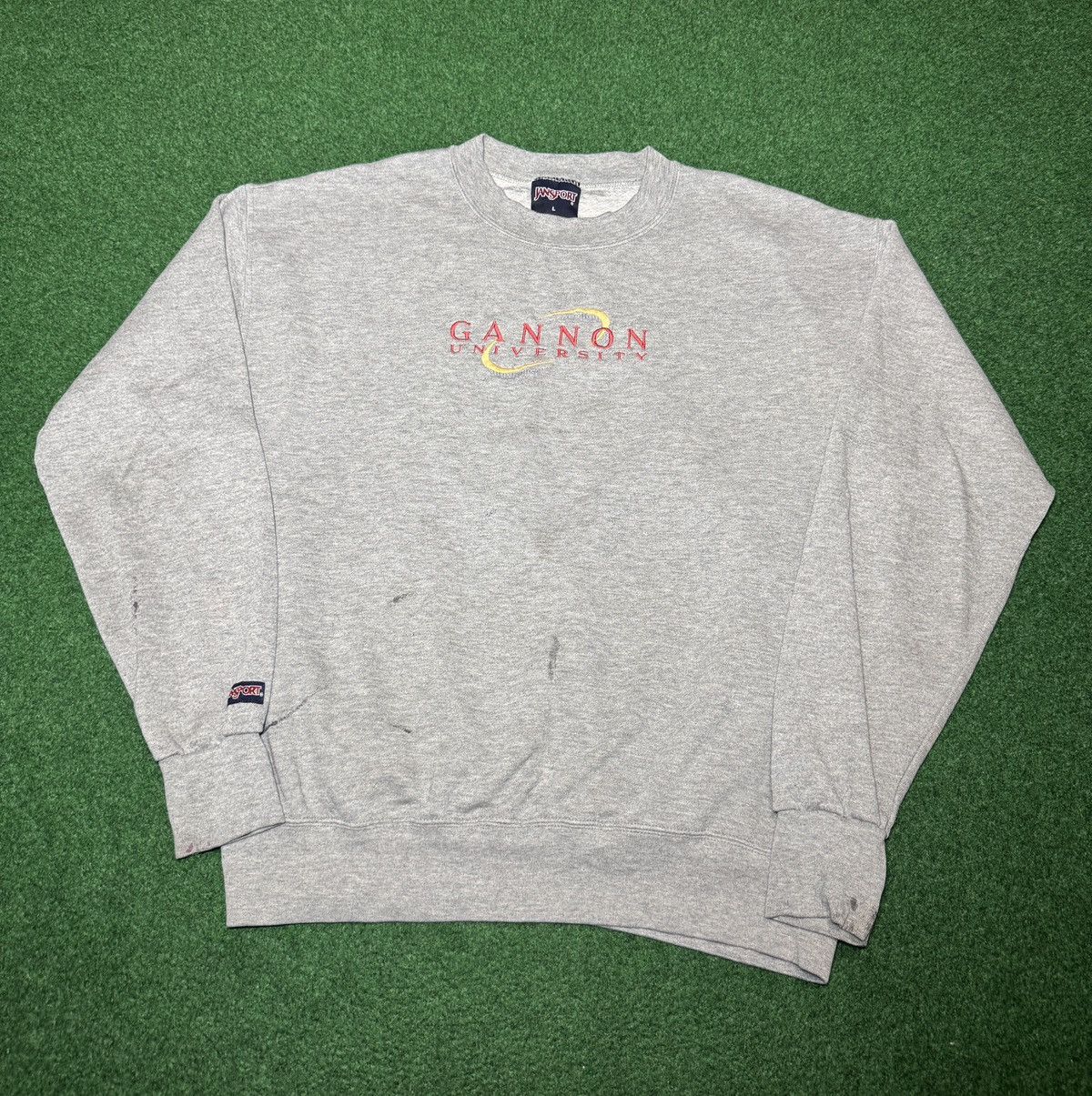 Vintage Vintage 90s Gannon University Retro Large College Sweatshirt Size US L / EU 52-54 / 3 - 1 Thumbnail