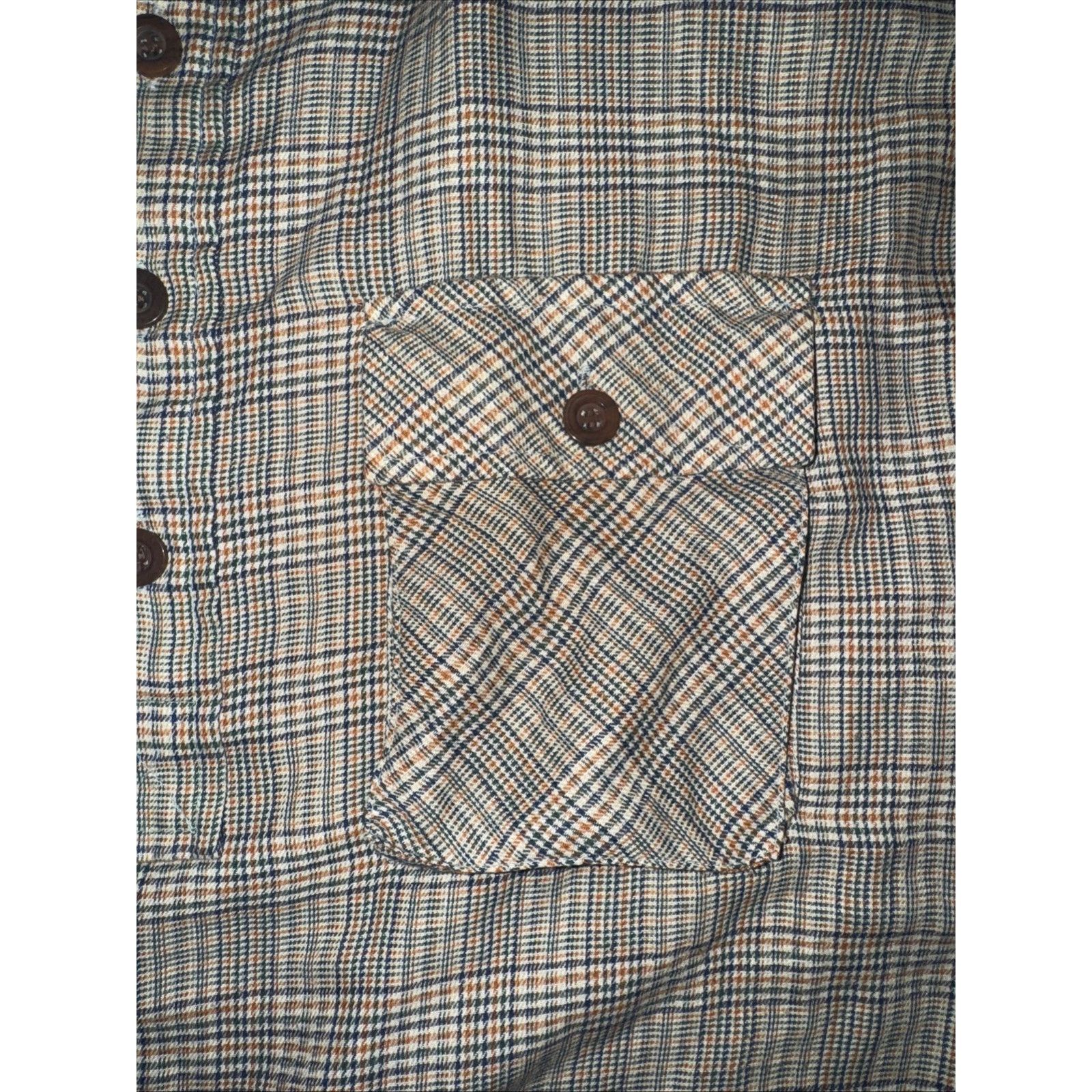 Sears × Vintage Sears Popover Shirt Plaid Workwear 70s 80s Permanent Press L Size US L / EU 52-54 / 3 - 2 Thumbnail