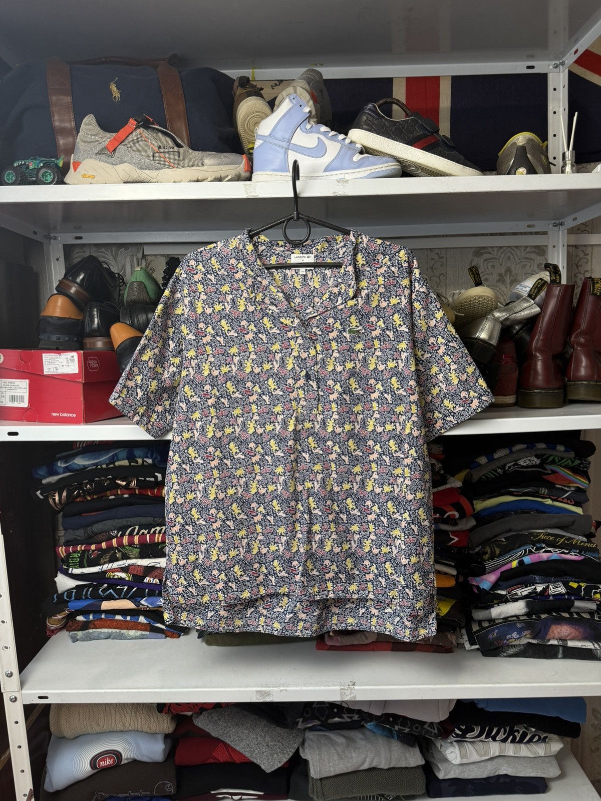Japanese Brand Lacoste & Keith Haring Monogram Polo Shirt Y2K Size XS / US 0-2 / IT 36-38 - 1 Thumbnail
