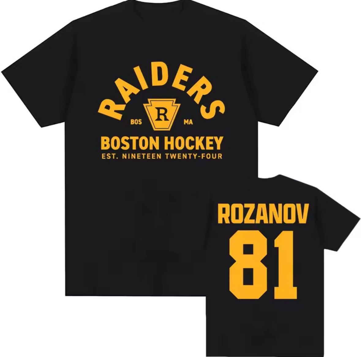 Other Street Vintage 81 Boston Raiders Cotton Fashion T-Shirt Size US L / EU 52-54 / 3 - 1 Thumbnail