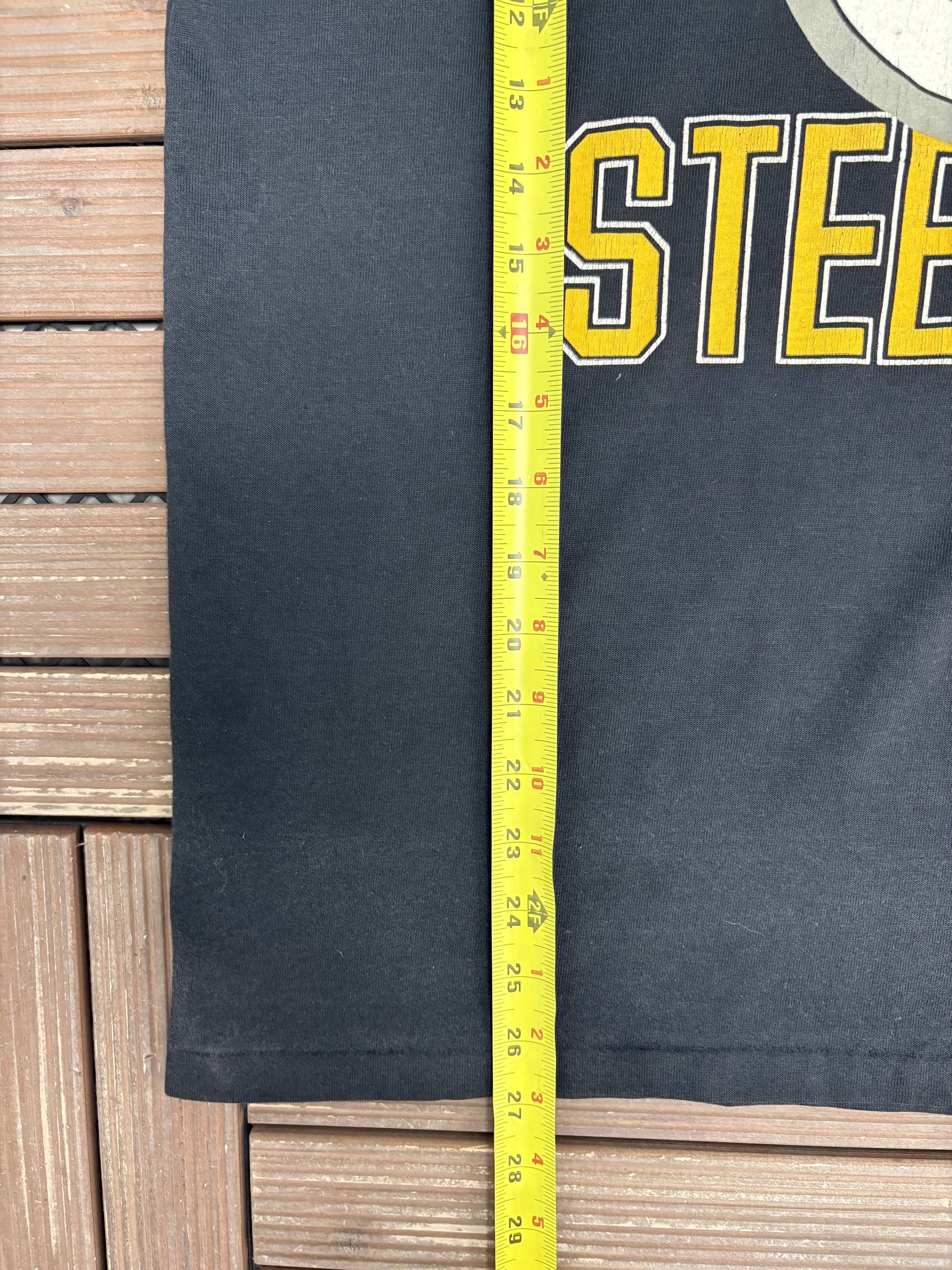 Vintage Pittsburgh Steelers Vintage Black T-Shirt Tee Size US XL / EU 56 / 4 - 8 Thumbnail
