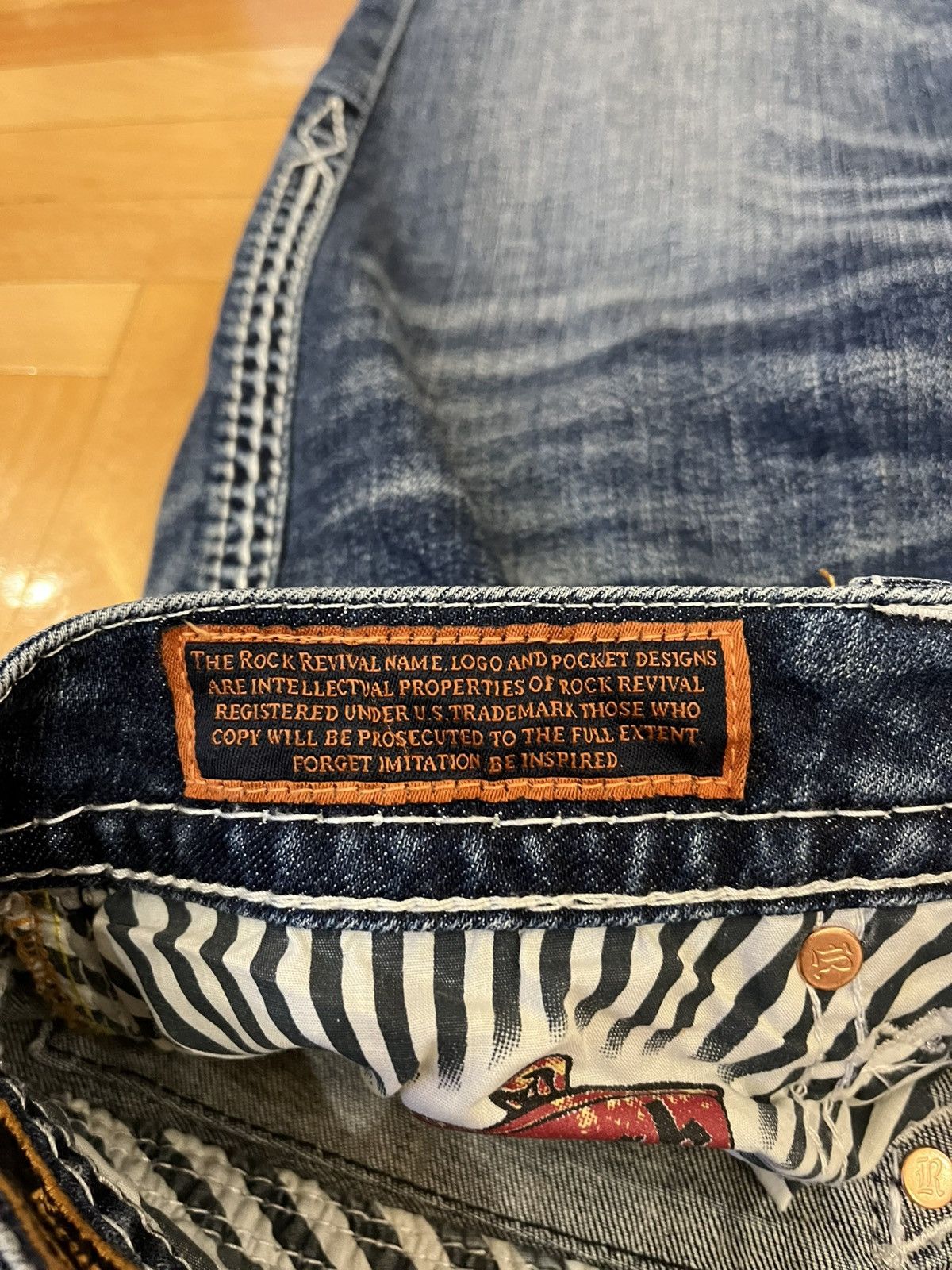 Rock Revival 2000s Rock Revival Jeans [RARE] Size US 30 / EU 46 - 13 Thumbnail
