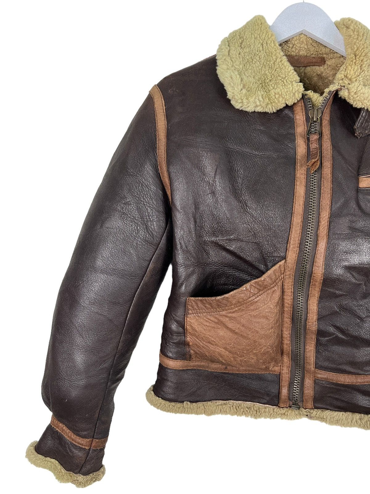 45rpm 🔥 ARCHIVES 45rpm KIRO HIRATA CROP LEATHER SHEARLING JACKET Size US S / EU 44-46 / 1 - 6 Thumbnail