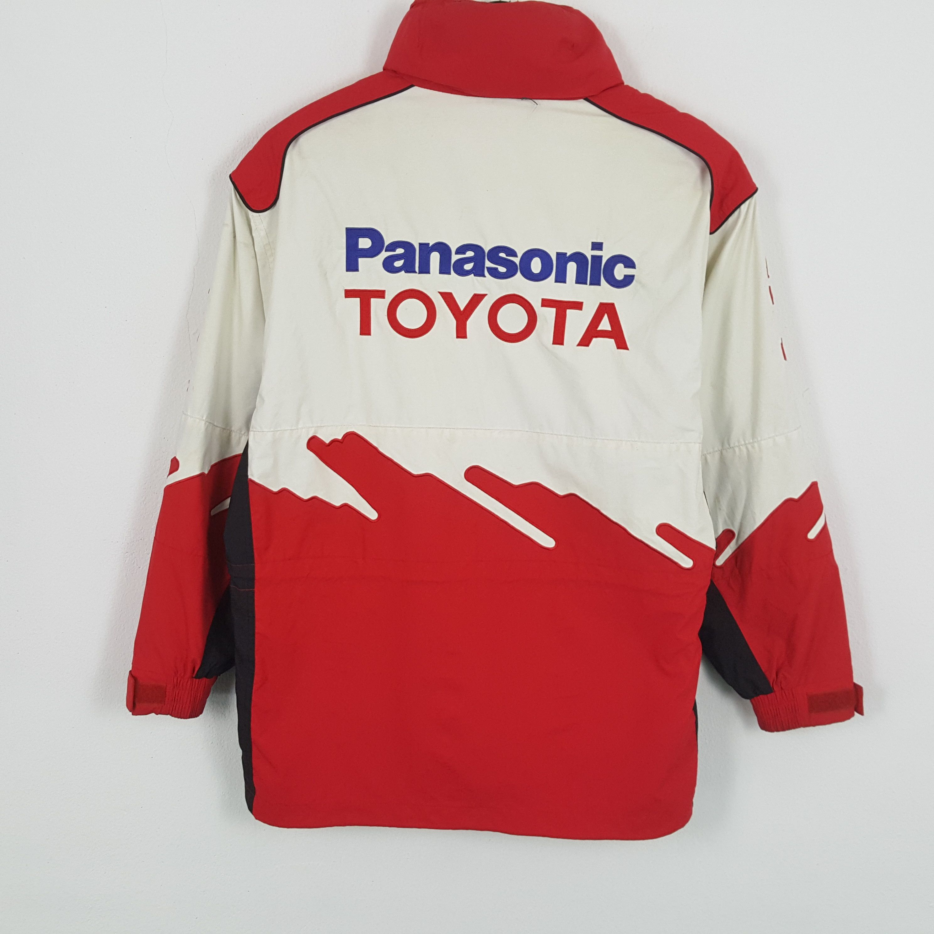 Japanese Brand × Vintage PANASONIC TOYOTA Japanese Motorsports Racing Jacket Style Size US XL / EU 56 / 4 - 1 Thumbnail