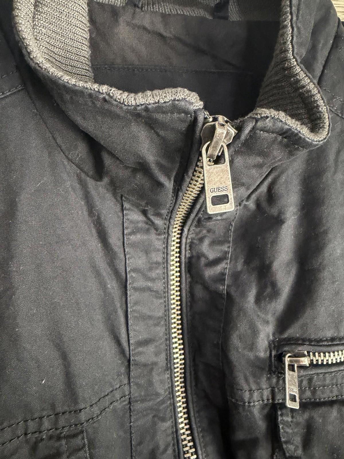 Guess Vintage Look Guess Men's Classic Black Bomber Jacket Size L Size US L / EU 52-54 / 3 - 4 Thumbnail