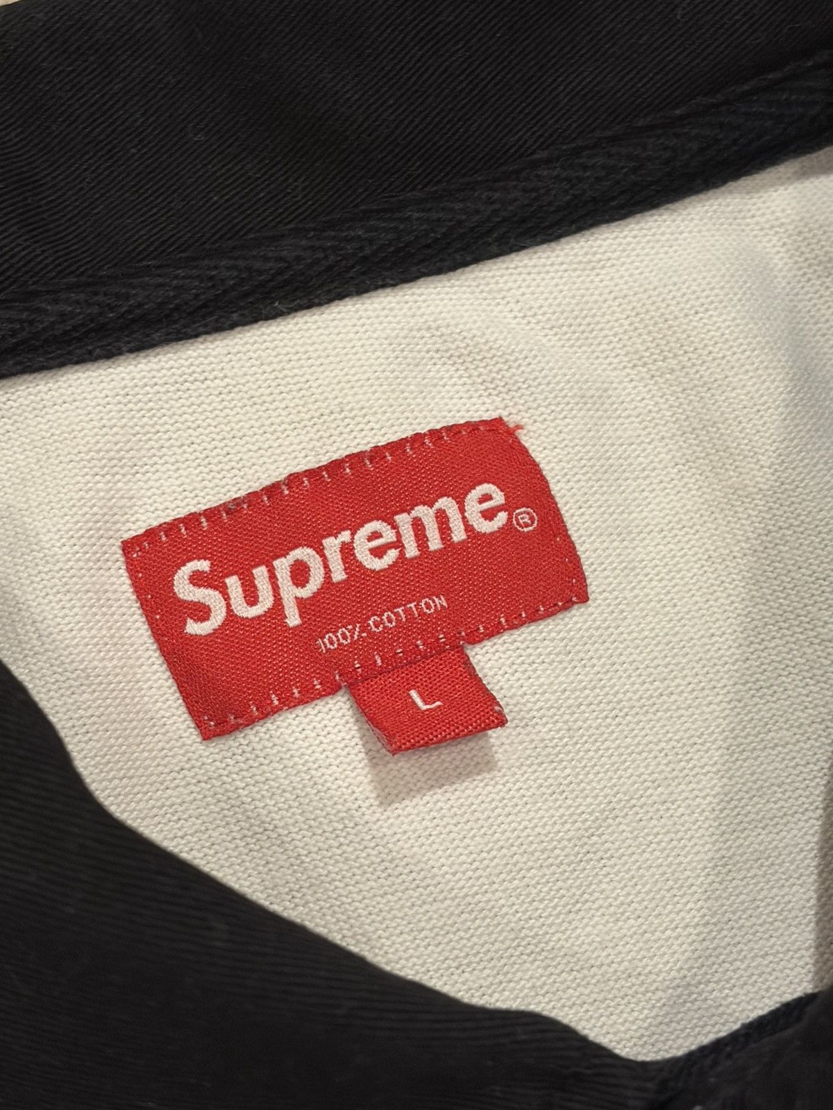 Supreme Supreme Rugby Box Logo Polo T-Shirt Size US L / EU 52-54 / 3 - 4 Thumbnail