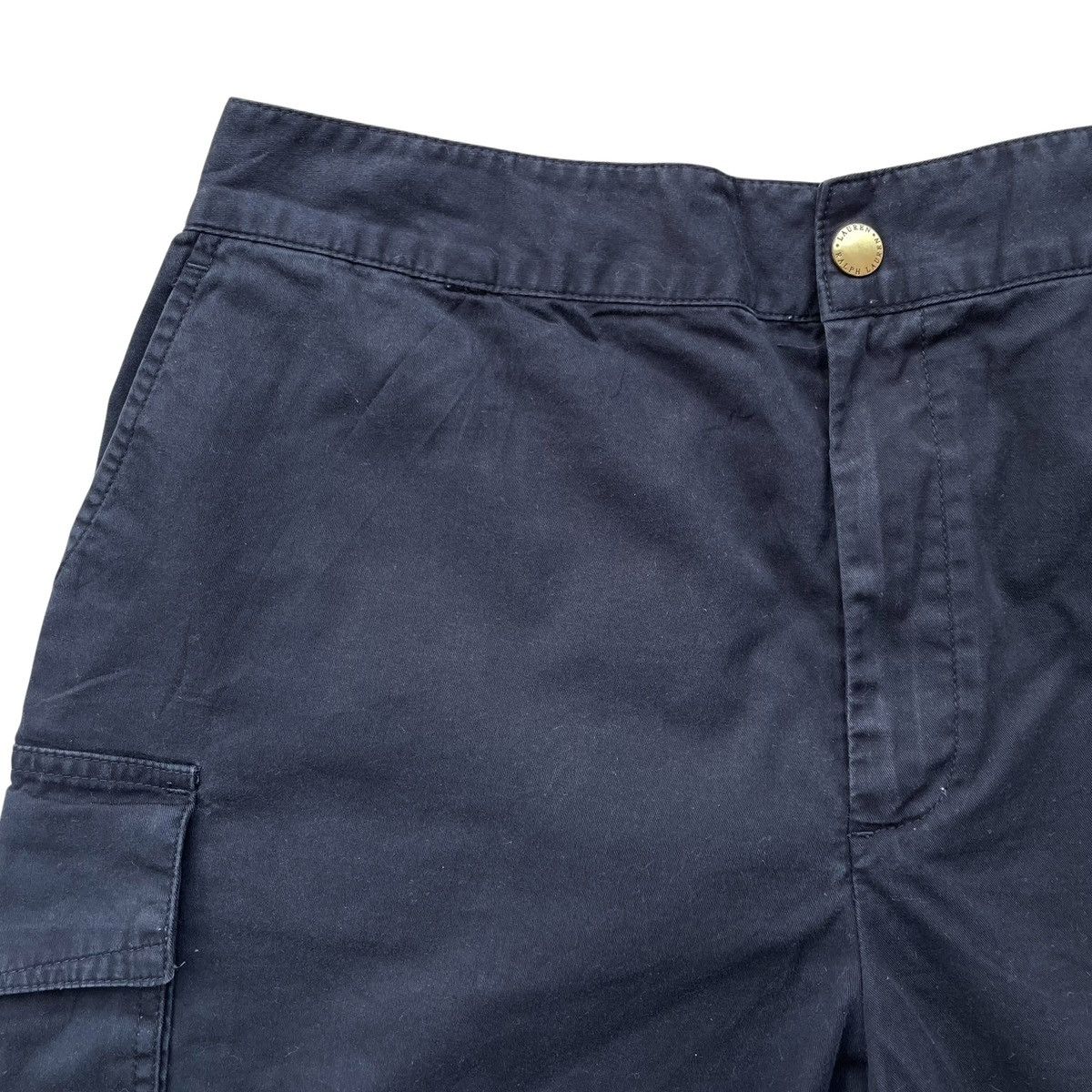 Lauren Ralph Lauren Lauren By Ralph Lauren RL Wide Boxy Cargo Shorts Size 31" - 4 Thumbnail