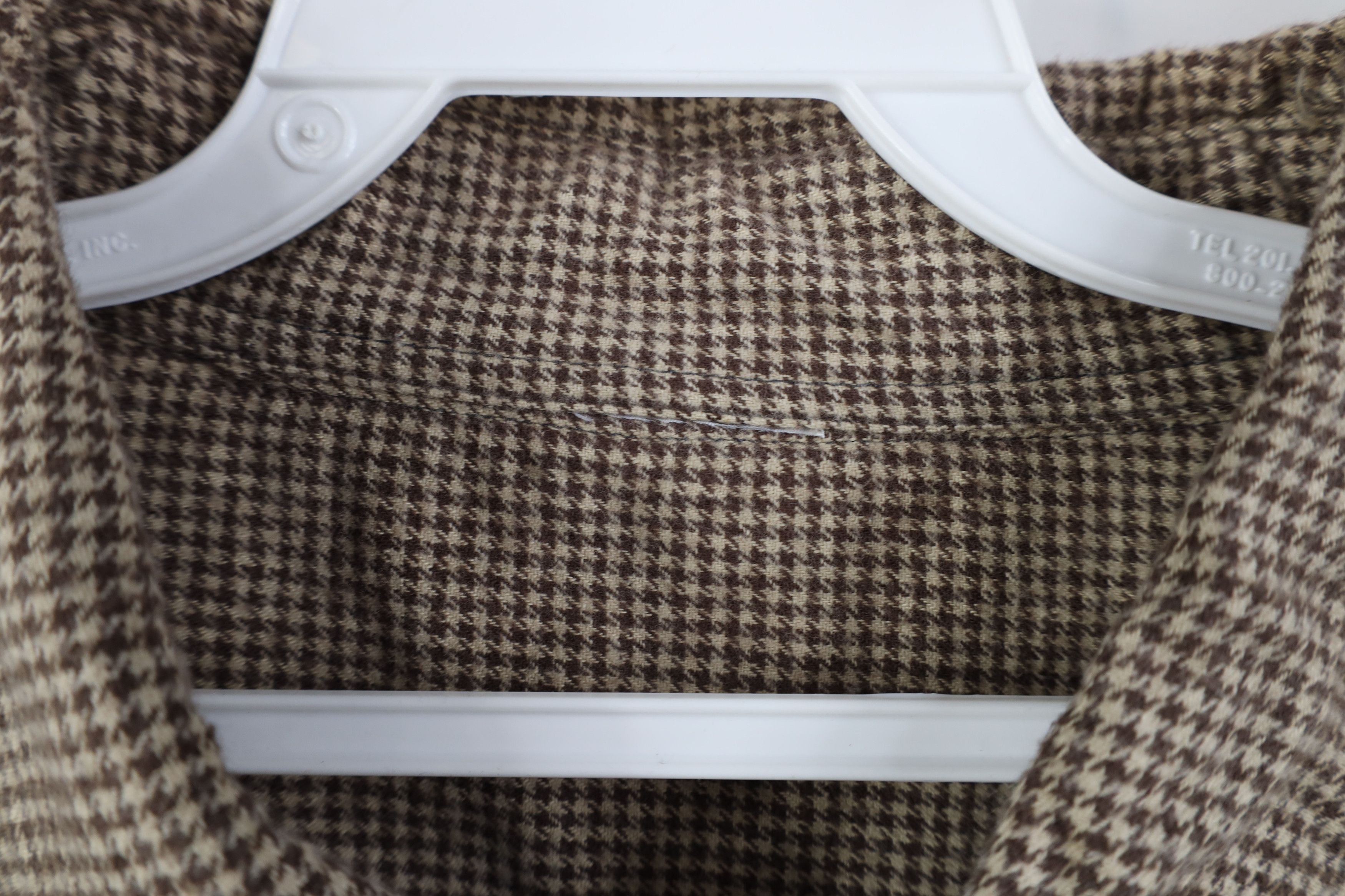 Vintage Vintage 90s Streetwear Houndstooth Collared Button Shirt Size US XL / EU 56 / 4 - 5 Thumbnail