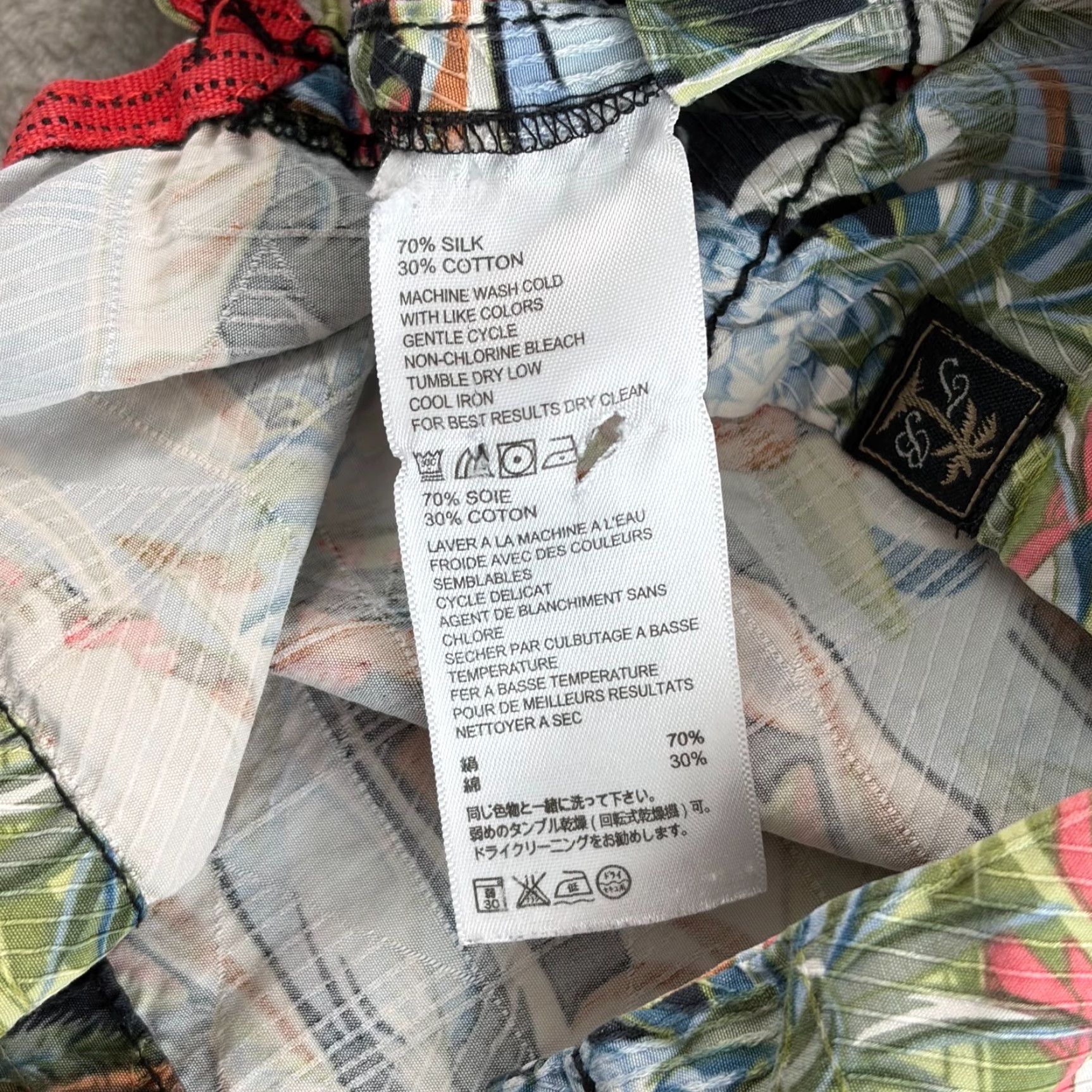 Tommy Bahama Tommy Bahama Shirt Men 2XL Hawaiian Floral Button-Up Collared Short Sleeve Multicolor Casual Island Size US XXL / EU 58 / 5 - 7 Thumbnail