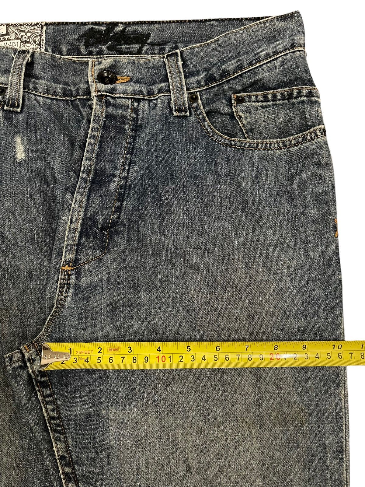 Billabong Vintage 90s Billabong Faded Wash Style Baggy Jeans Size US 30 / EU 46 - 15 Thumbnail