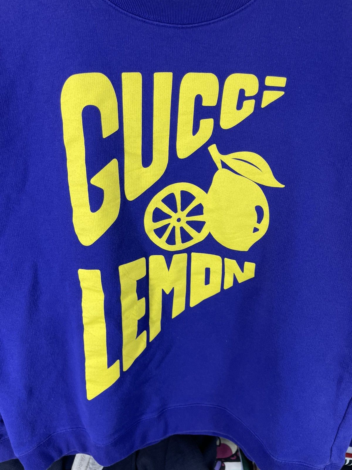 Gucci Gucci Lemon Sweatshirt Purple Size US M / EU 48-50 / 2 - 7 Thumbnail