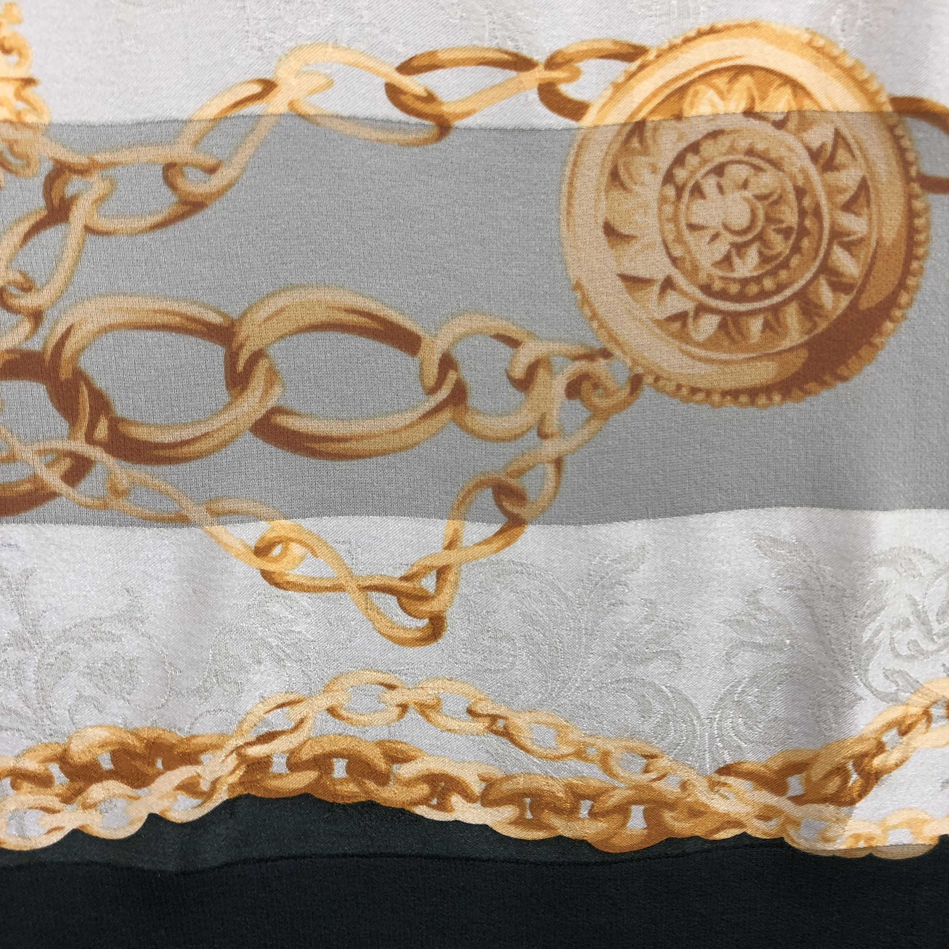 Designer × Other × Vintage Vintage Luciano Soprani SILK Scarf Twill Stole Wraps Scarves Size ONE SIZE - 9 Thumbnail