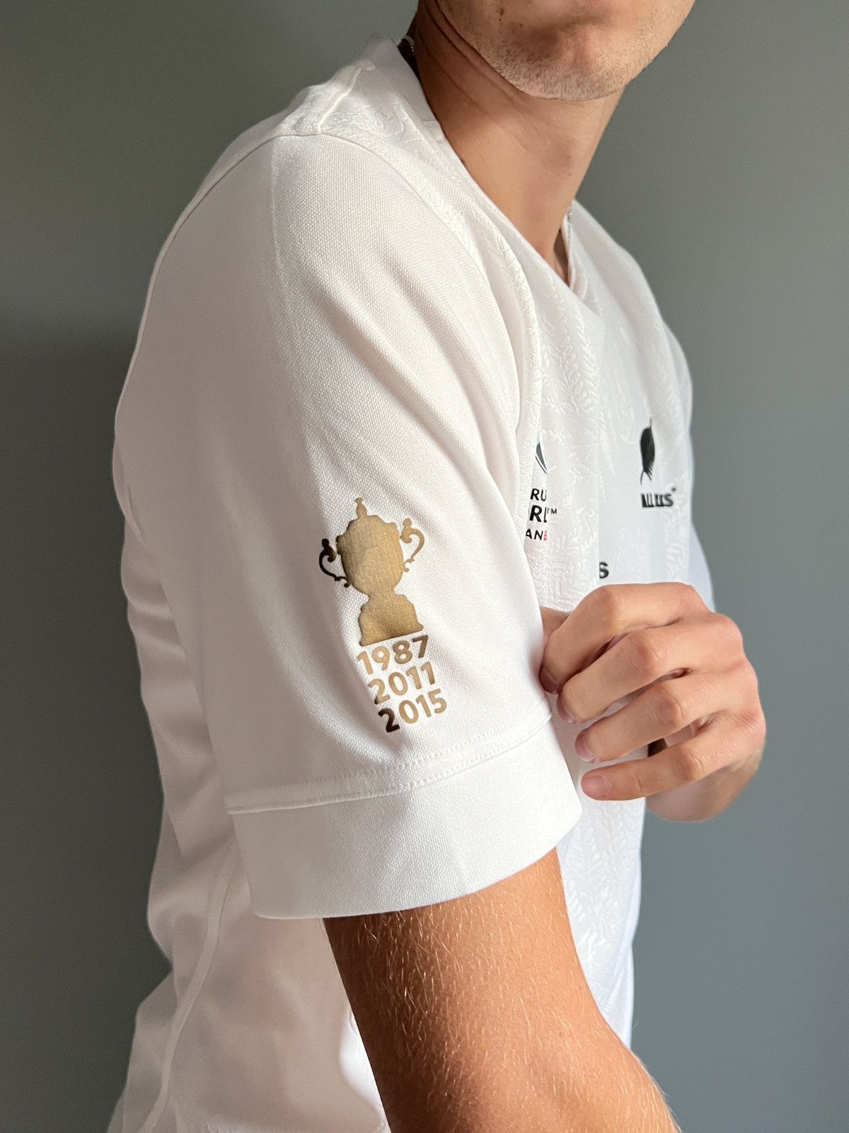 Adidas × All Blacks Adidas All Blacks World Cup Japan 2019 Rugby Jersey Size US L / EU 52-54 / 3 - 10 Thumbnail