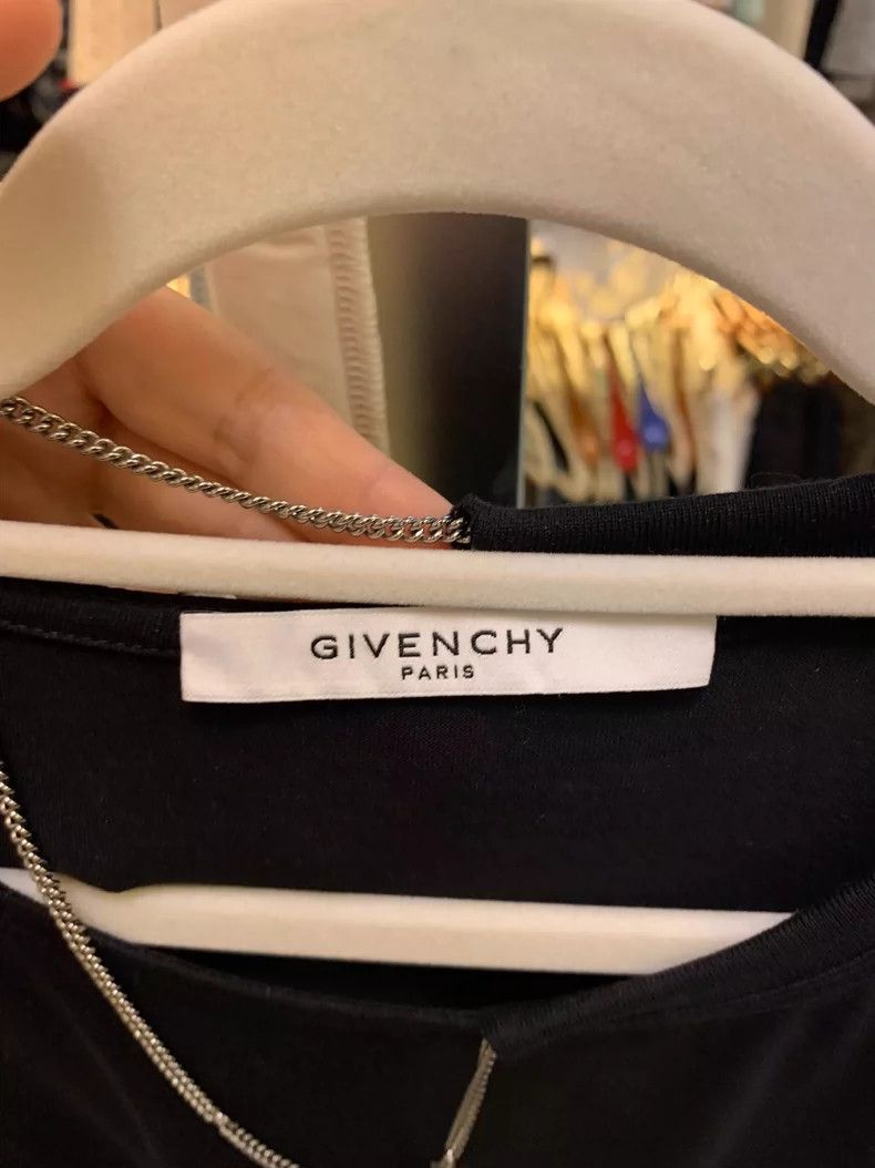 Givenchy Givenchy Size3XL Black Chain T-Shirt Size US M / EU 48-50 / 2 - 2 Thumbnail