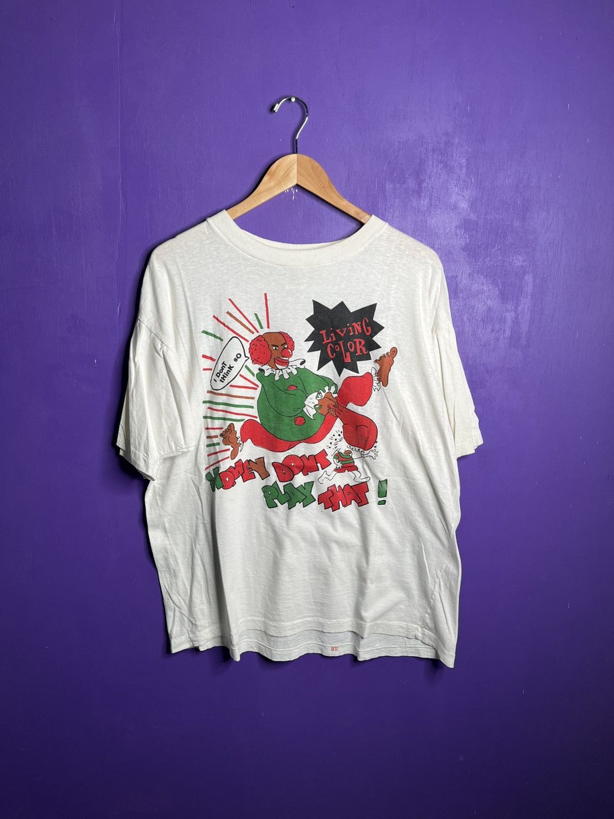 Vintage Vintage 90s homey don’t play that baseball bat t-shirt Size US XL / EU 56 / 4 - 1 Thumbnail