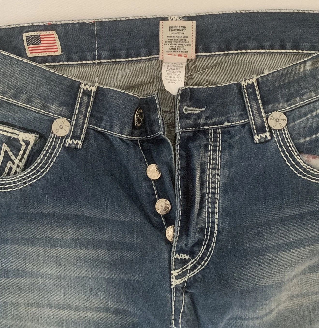 True Religion True Religion Bobby Super QT Jeans, Größe 38 Size US 38 / EU 54 - 4 Thumbnail