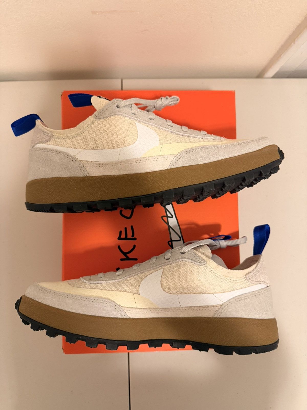 Nike × Tom Sachs NikeCraft General Purpose Shoe Tom Sachs Light Cream sz 8.5 Size US 8.5 / EU 41-42 - 2 Thumbnail