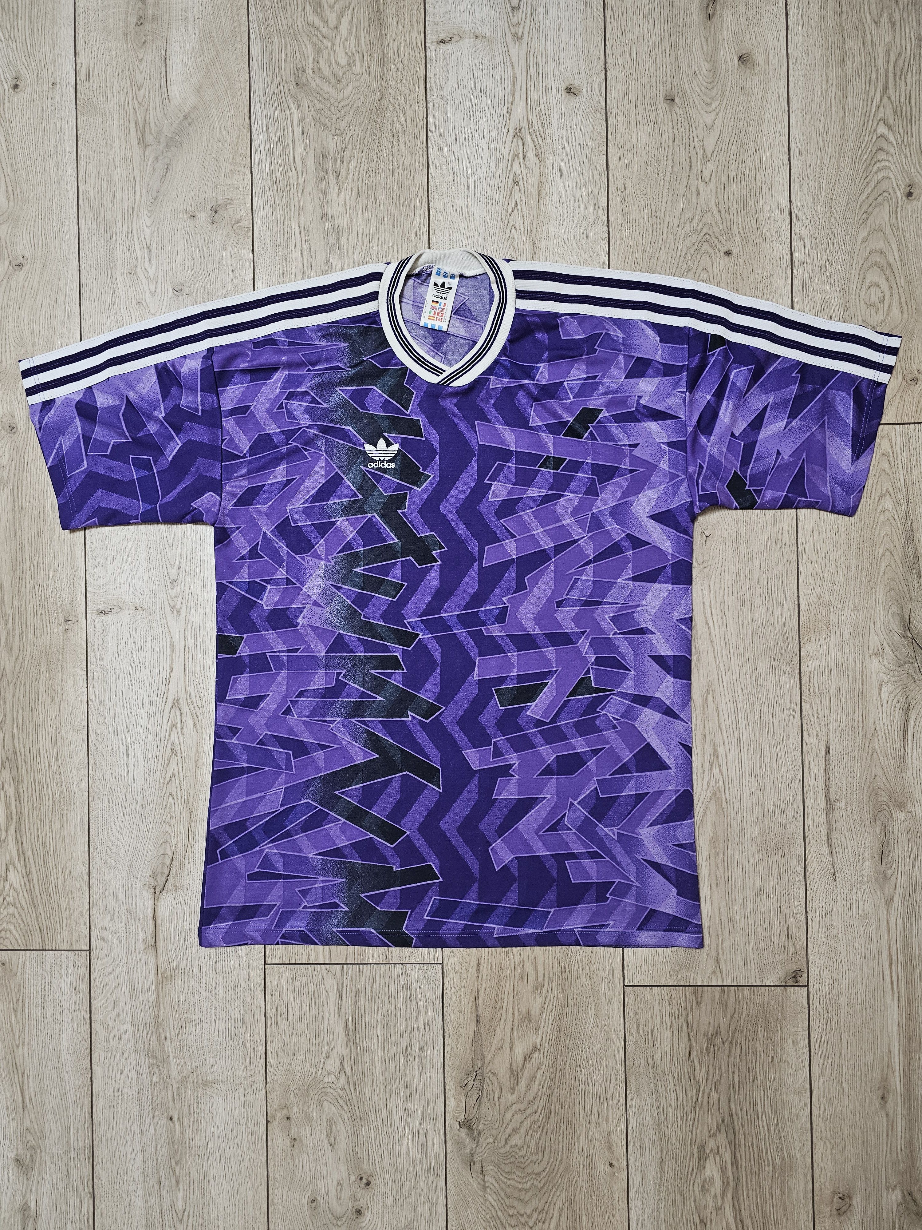 Vintage ADIDAS RETRO VINTAGE 80s 90s FOOTBALL SHIRT SOCCER JERSEY Size US M / EU 48-50 / 2 - 1 Thumbnail