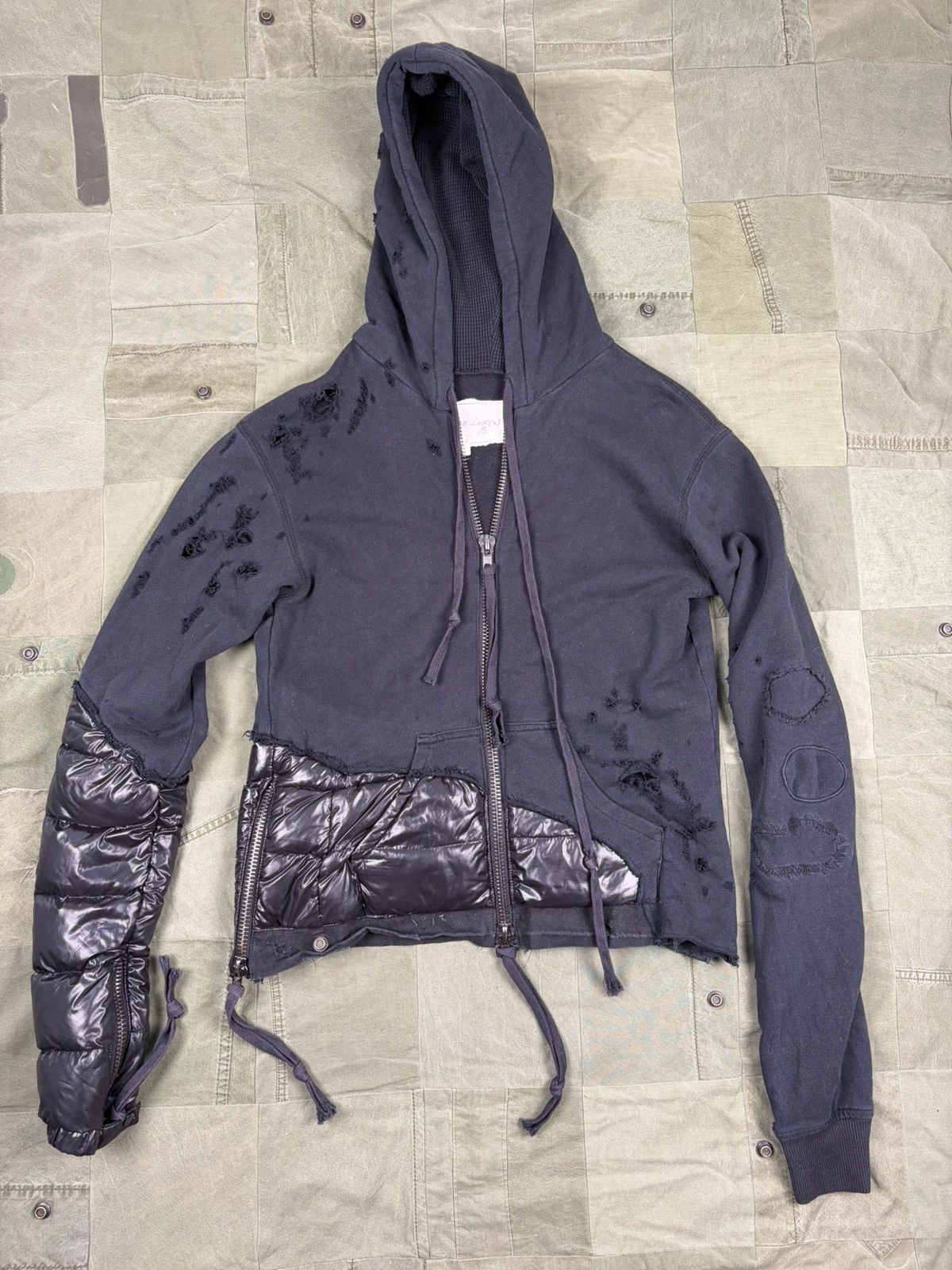 Greg Lauren × Moncler 50/50 Puffy Hoodie Size US S / EU 44-46 / 1 - 1 Thumbnail