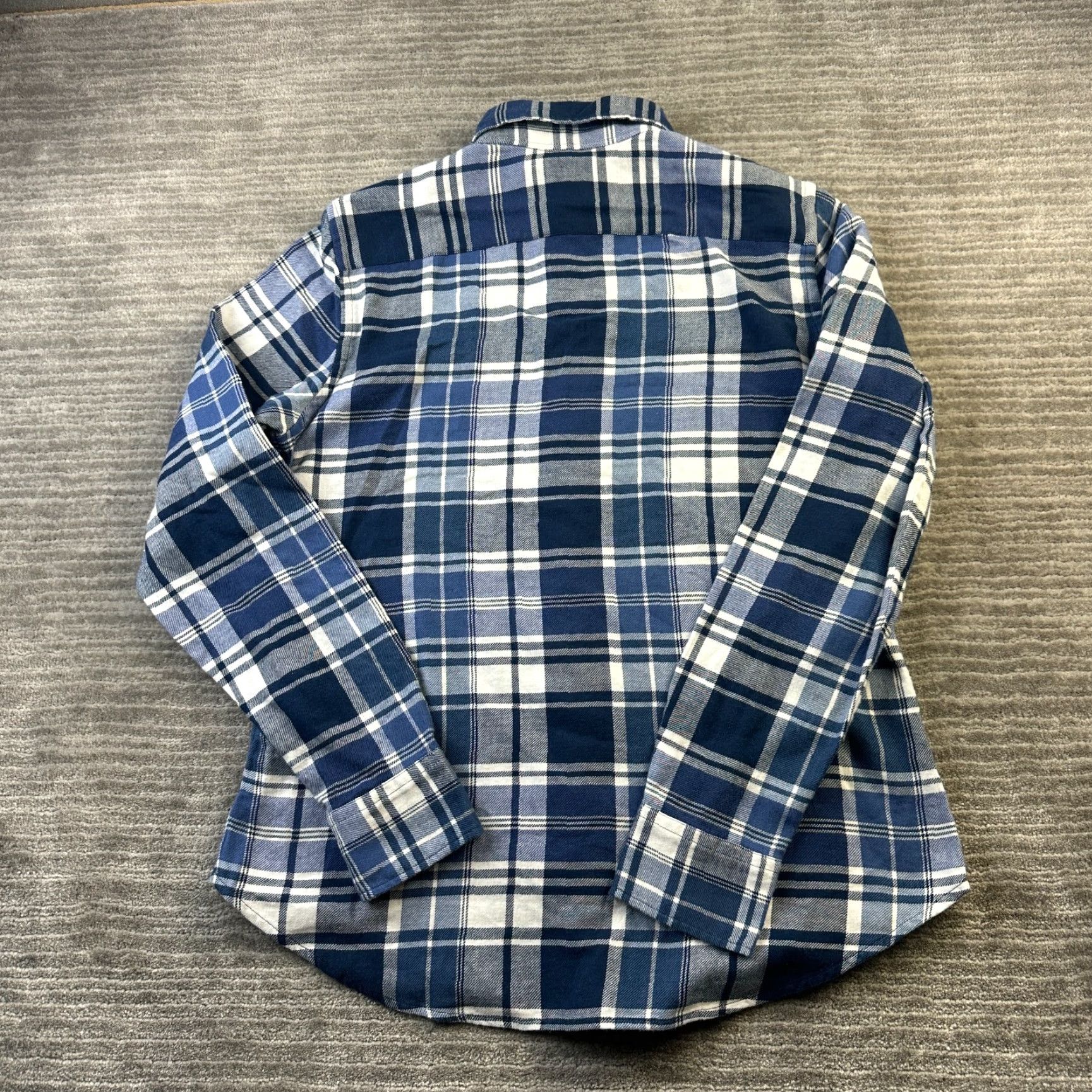 Polo Ralph Lauren Ralph Lauren Shirt Polo Button-Up Plaid Blue Medium Mens Classic Fit Size US M / EU 48-50 / 2 - 2 Thumbnail