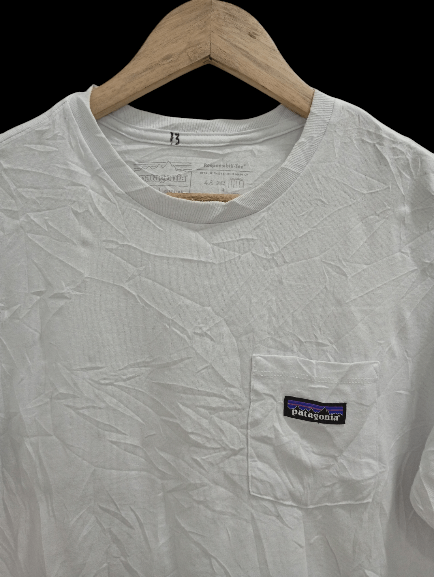 Patagonia 🔥🔥Patagonia Spellout Logo Pocket T-Shirt Size US M / EU 48-50 / 2 - 15 Thumbnail