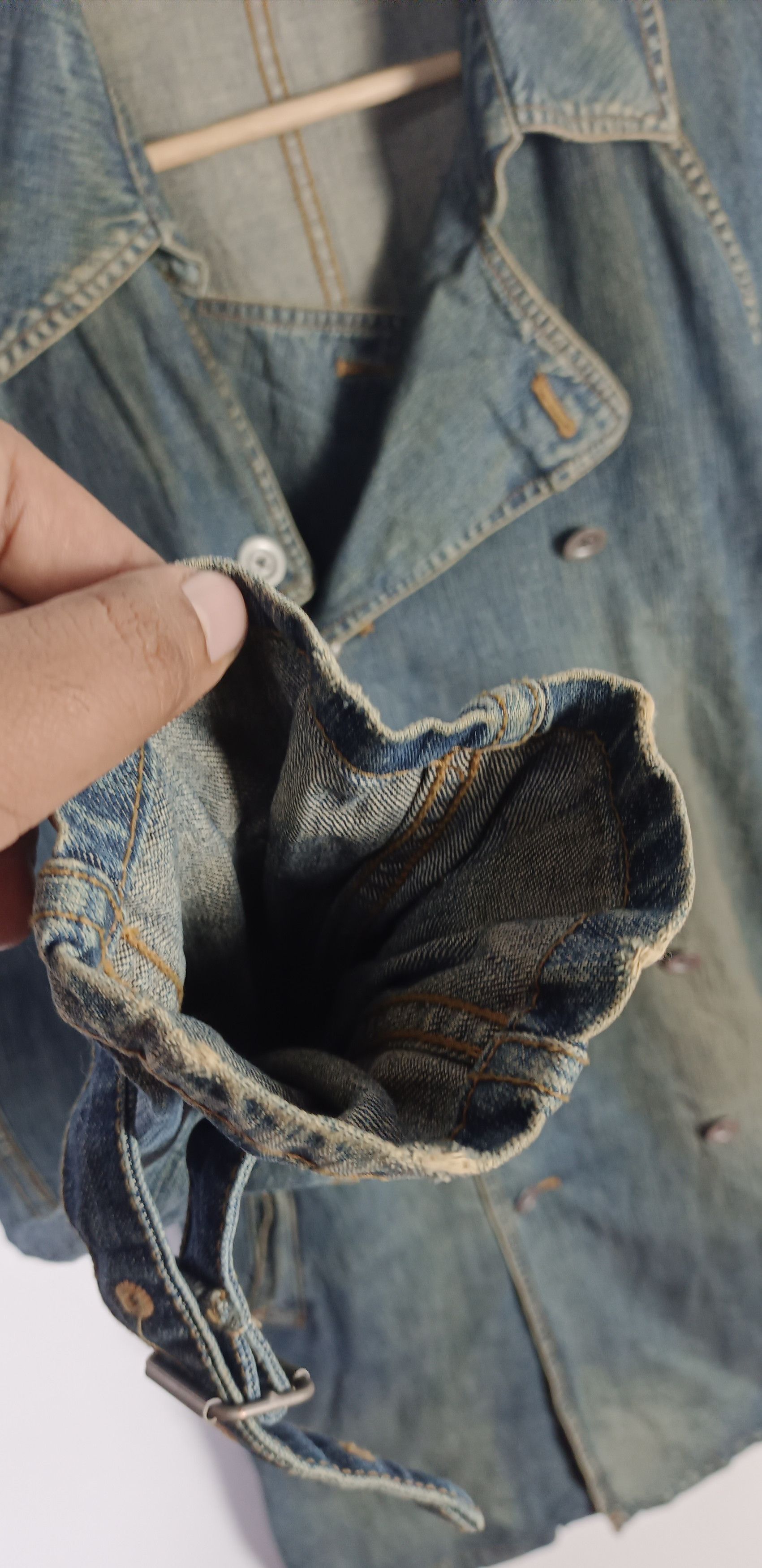 Japanese Brand × SHIPS × Vintage Vintage SHIPS Denim Parkas Size M / US 6-8 / IT 42-44 - 8 Thumbnail