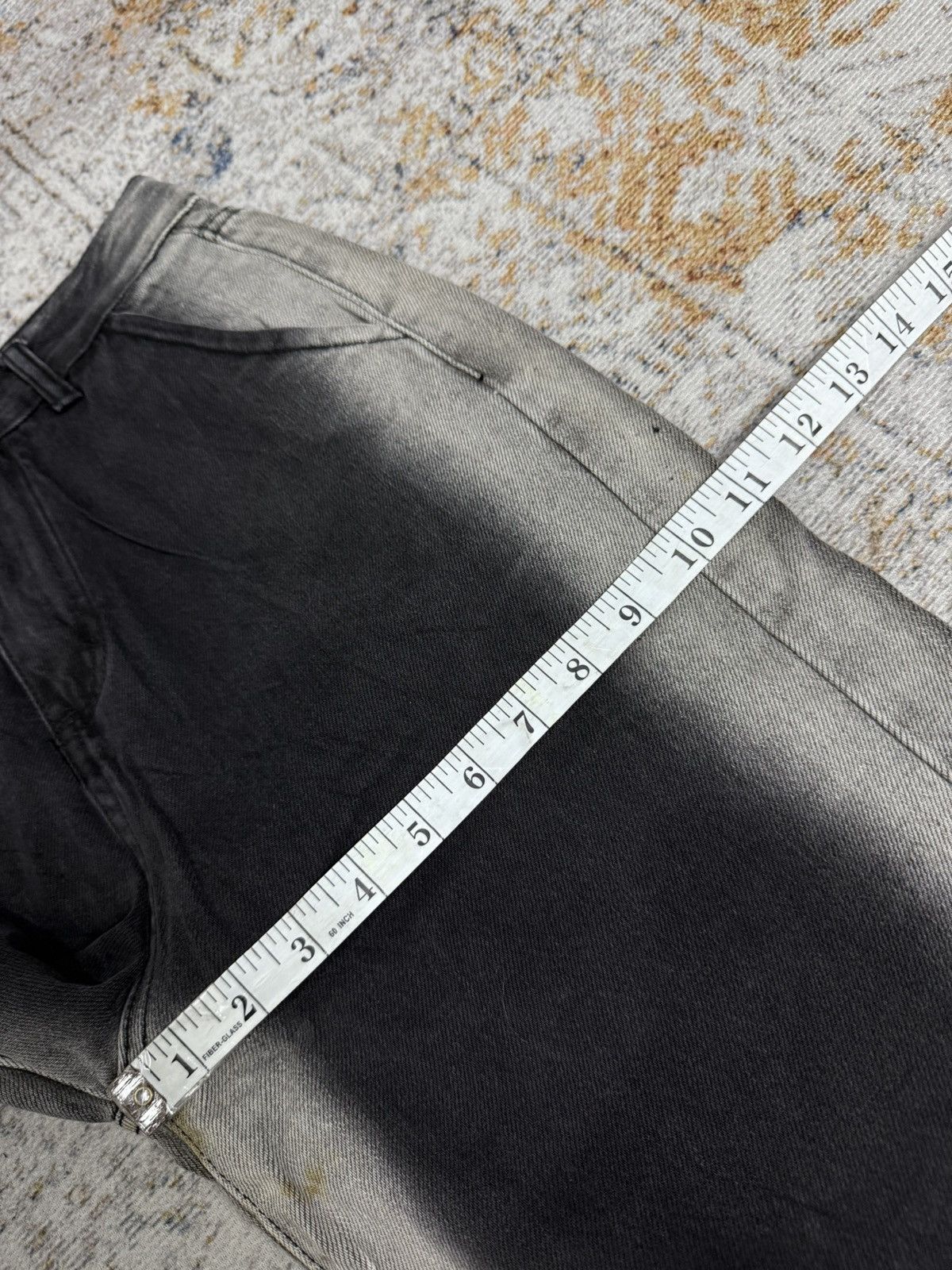 Tornado Mart Peom y2k ifsix style denim pants Size US 27 - 13 Thumbnail