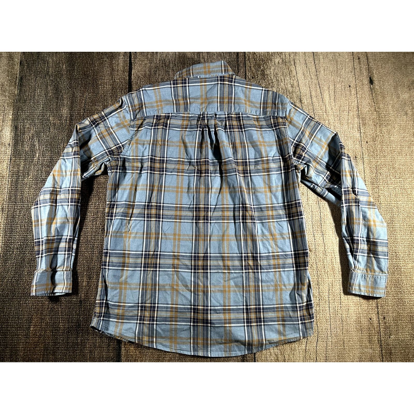 Eddie Bauer Eddie Bauer Mens Blue Plaid Flannel Button Up Pocket Shirt Size US L / EU 52-54 / 3 - 6 Thumbnail