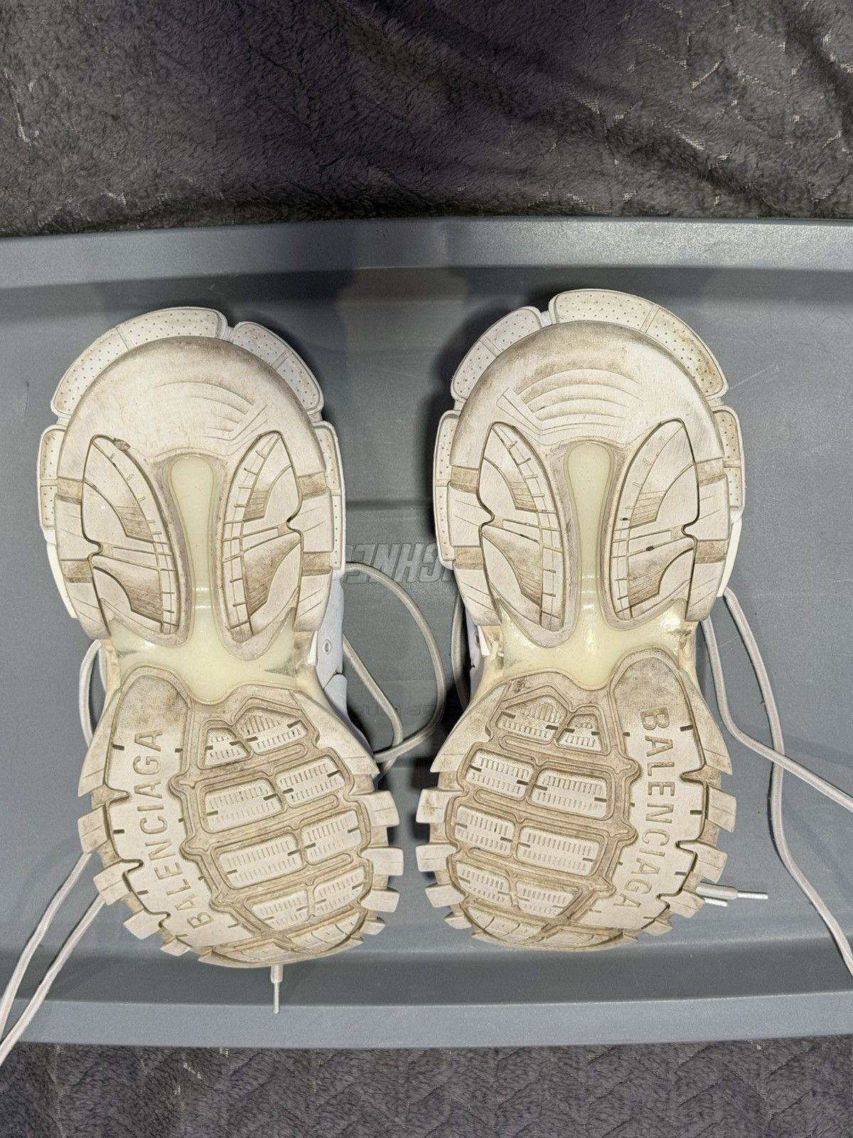 Balenciaga White Balenci Tracks Size US 11 / EU 44 - 5 Thumbnail