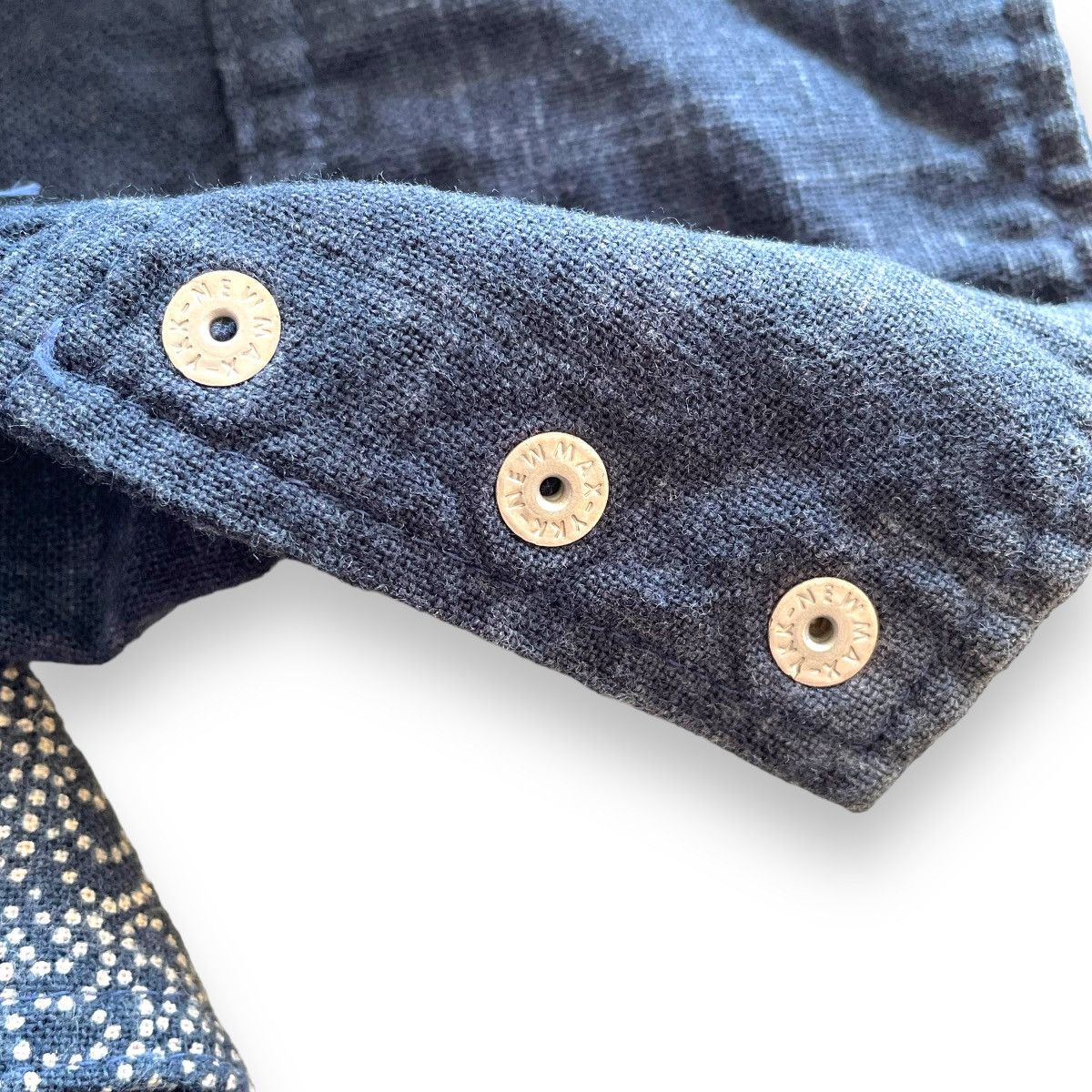Eternal × Indigo × Japanese Brand Eternal Kurashiki Kojima Indigo Button Up Shirt Size US L / EU 52-54 / 3 - 9 Thumbnail