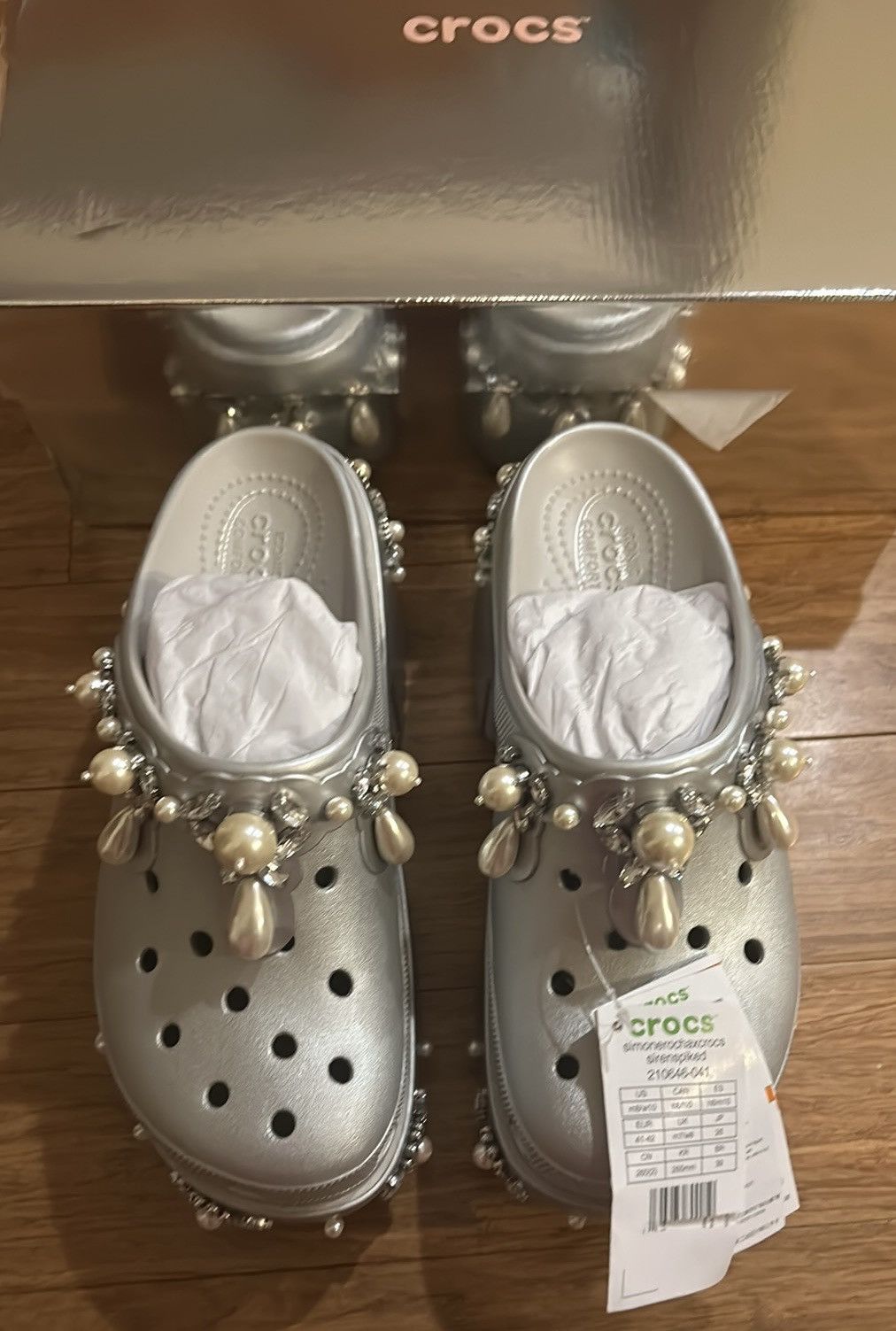 Simone Rocha Simone Rocha X Crocs Siren Spiked Clogs Size US 10 / IT 40 - 2 Thumbnail