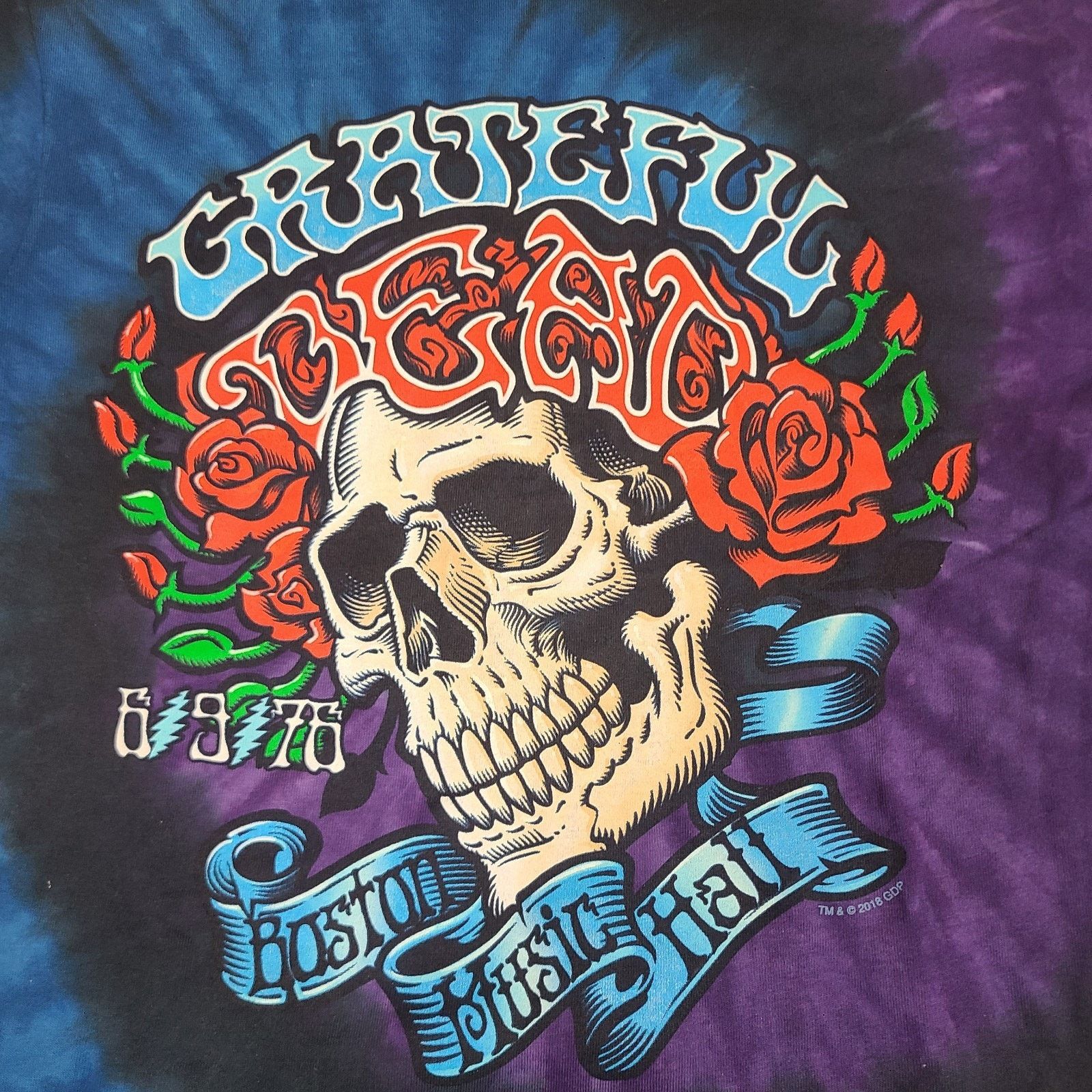 Liquid Blue Liquid Blue Grateful Dead 2018 Tye-Dye Shirt 6/9/76 medium Size US M / EU 48-50 / 2 - 2 Thumbnail