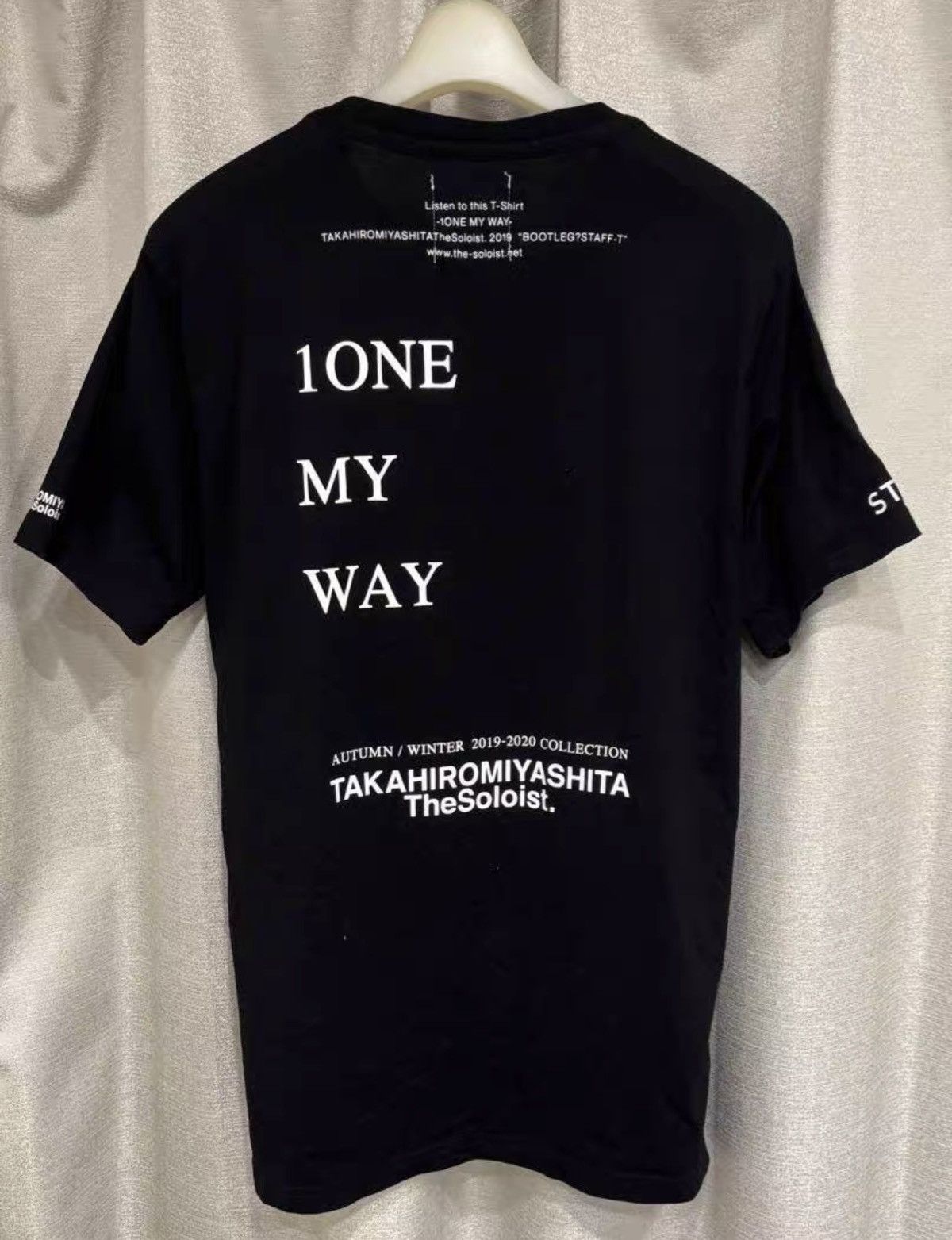 Takahiromiyashita The Soloist. The Soloist Fall/Winter 2019 Slogan T-Shirt Size US M / EU 48-50 / 2 - 2 Thumbnail