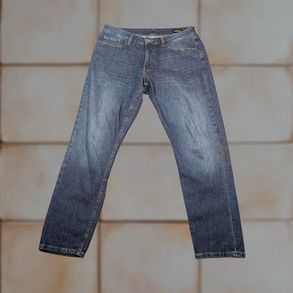 Bonobos Bonobos Jeans Mens 33x30 Blue Athletic Fit Straight Leg Denim Medium Wash Casual Jeans Mens Blue Athletic Fit Straight Leg Denim 33x30 Size US 33 - 1 Thumbnail