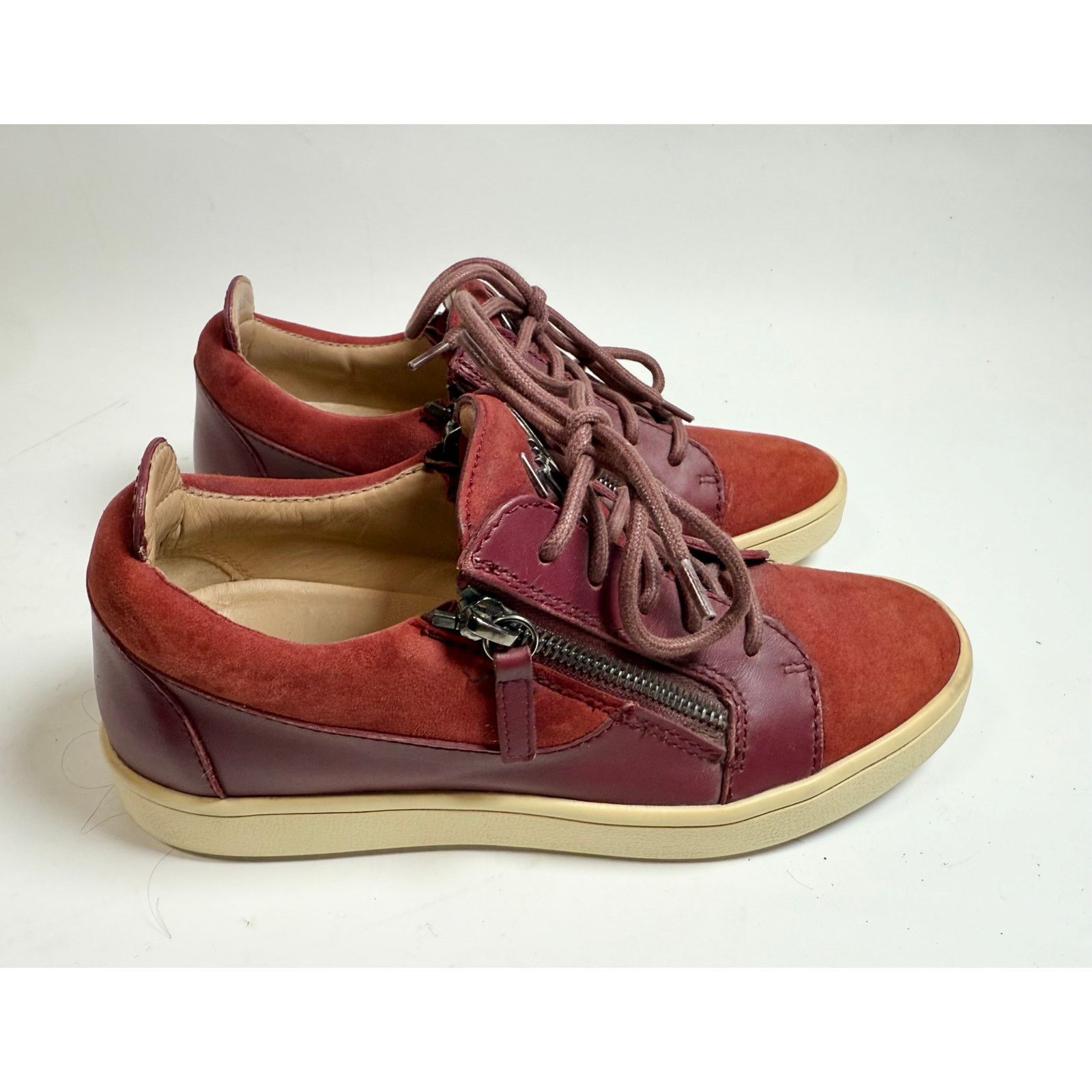 Giuseppe Zanotti Giuseppe Zanotti Brek Velvet Side-Zip Sneakers 36 EU/6 US Size US 6 / IT 36 - 4 Thumbnail