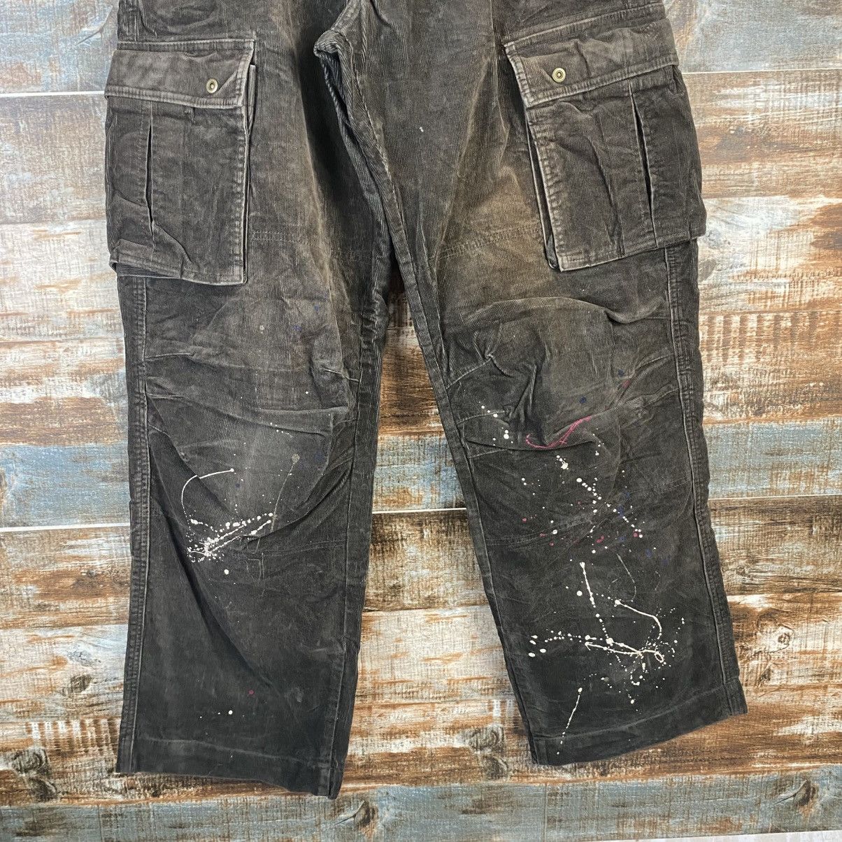 Japanese Brand DL Sunny Clouds Brown Cargo Multipocket Pants #C1018 Size US 31 - 6 Thumbnail
