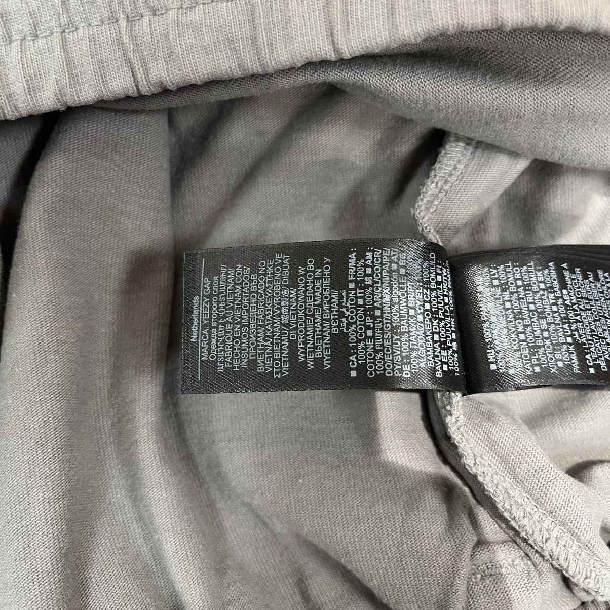 Gap × Yeezy Yeezy x Gap Fleece Jogging Pants Grey Size US 38 / EU 54 - 12 Thumbnail