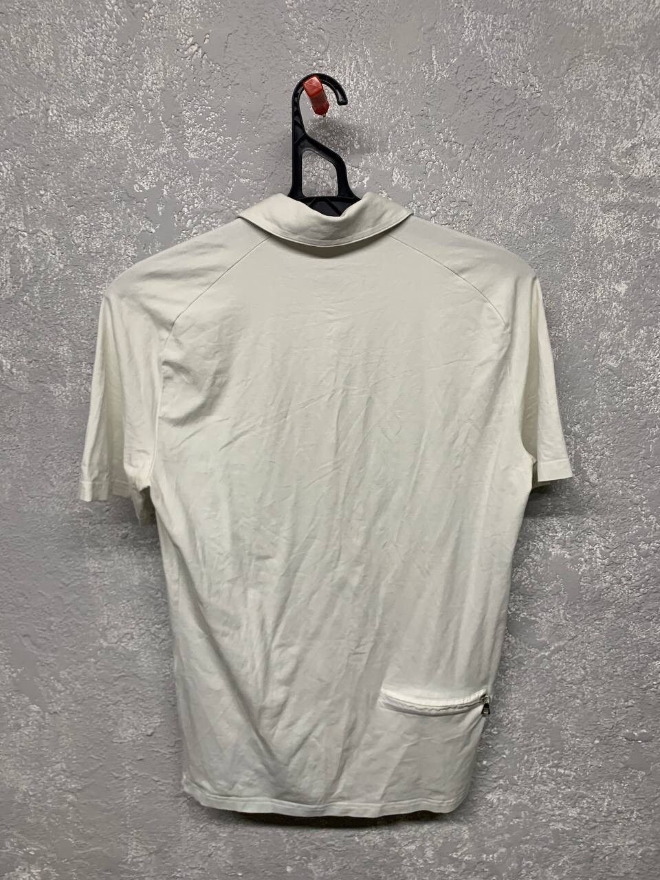 Prada Vintage 2007 Prada Quarter Zip Back Pocket Shortsleeve Size US S / EU 44-46 / 1 - 5 Thumbnail