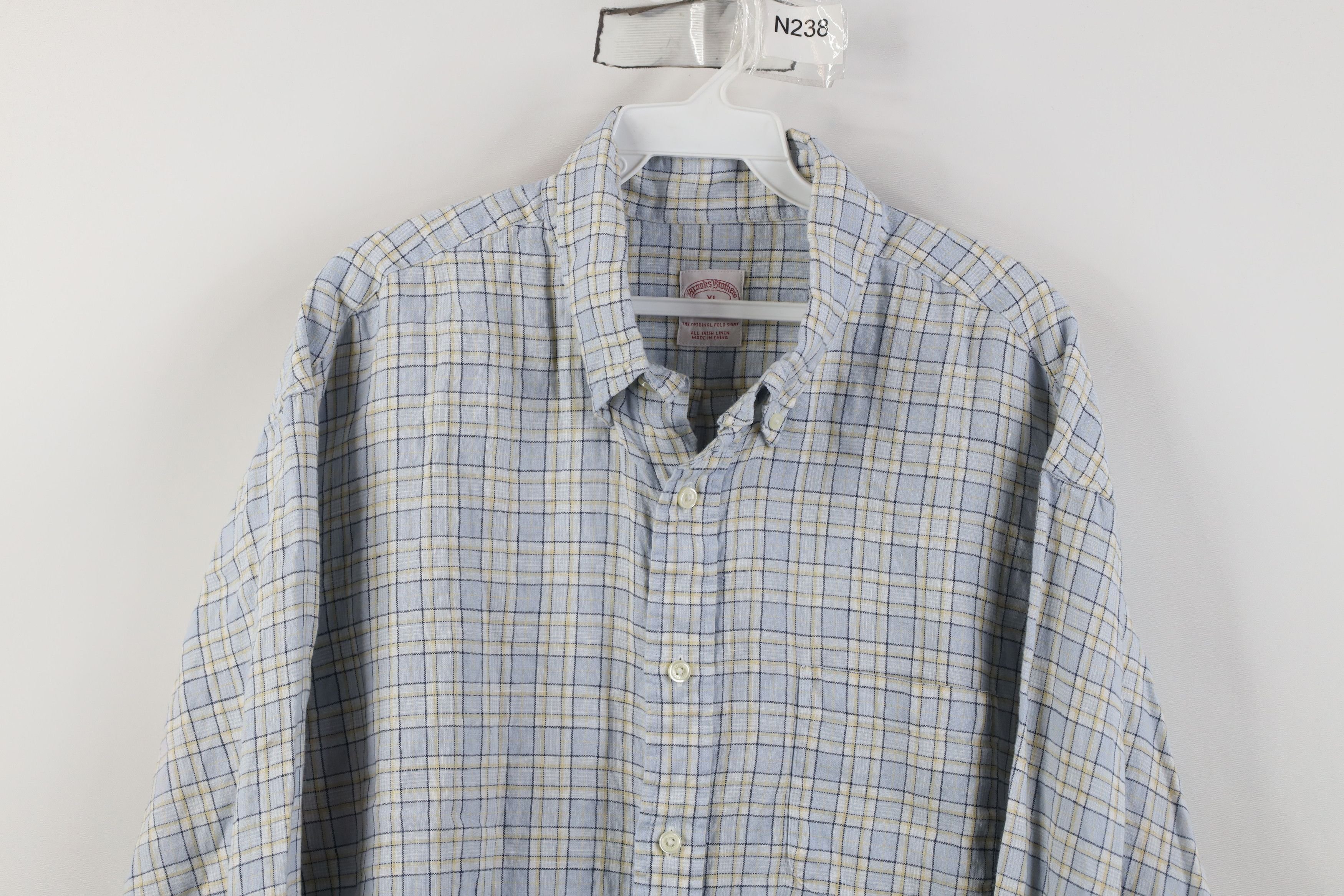 Brooks Brothers Vintage 90s Brooks Brothers Original Button Down Shirt Plaid Size US XL / EU 56 / 4 - 2 Thumbnail