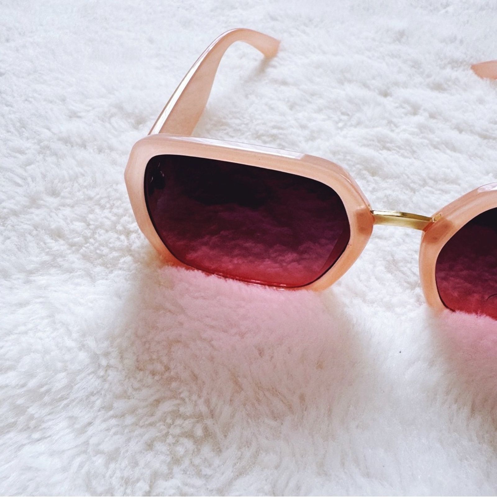 Other Layla Pink Sleek Square Sunglasses Size ONE SIZE - 5 Thumbnail