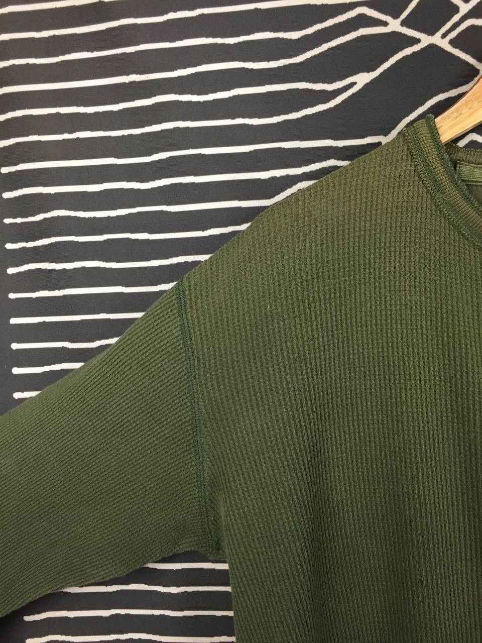 Uniqlo Uniqlo Authentic Original Wash Waffle Knit Henley Tee Size US XL / EU 56 / 4 - 4 Thumbnail