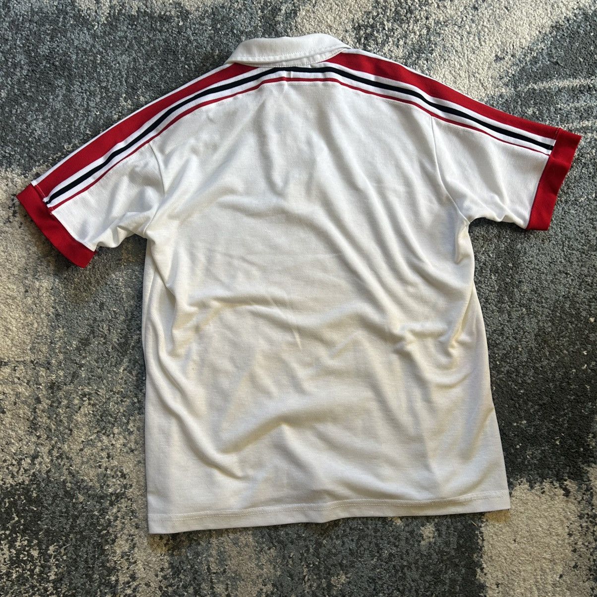 Vintage 70s UNiVERSiTY iSSUE NEBRASKA KNiT POLO COLLAR SHiRT UNL UNO Size US L / EU 52-54 / 3 - 12 Thumbnail