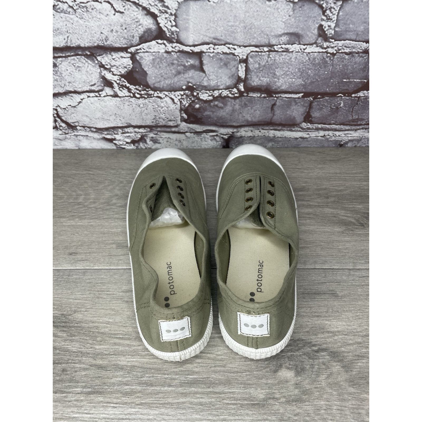 Sonoma Potoma Green Canvas Fabric Slip On Casual Sneakers Shoes Wom Size US 8.5 / IT 38.5 - 5 Thumbnail