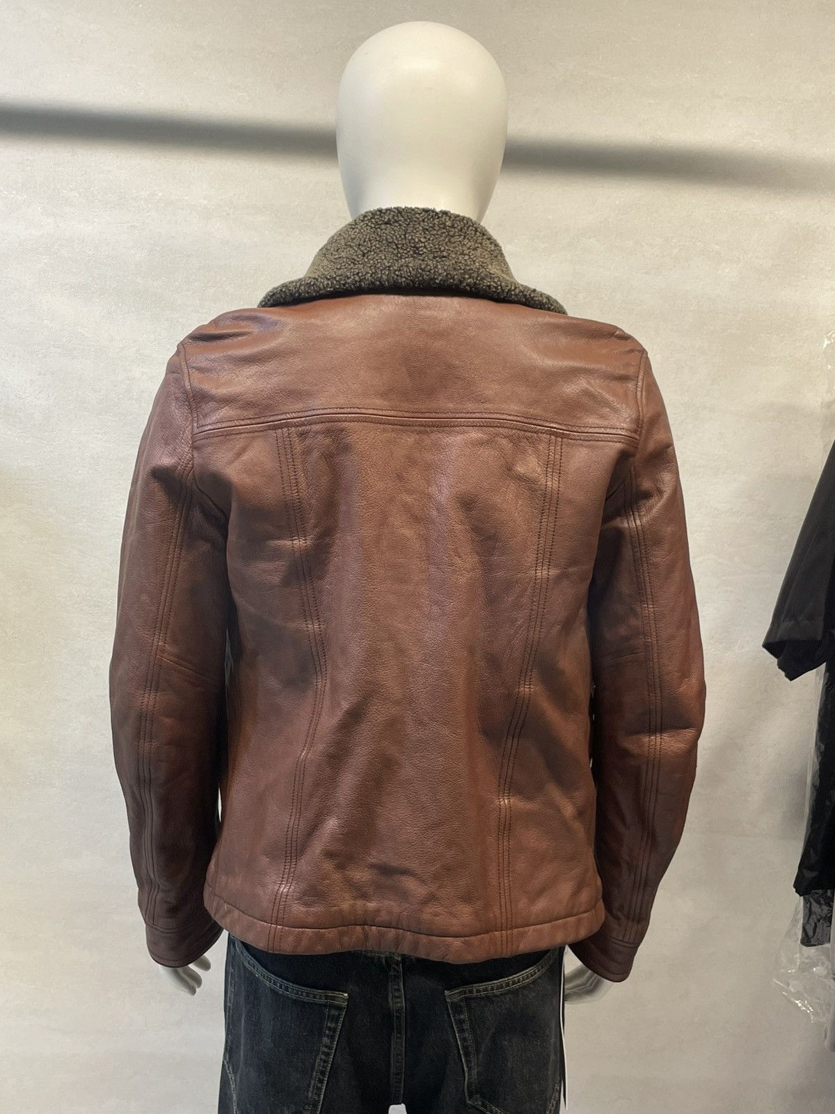 Gucci Shearling Collar Leather Jacket Tom Ford Era Size US M / EU 48-50 / 2 - 13 Thumbnail