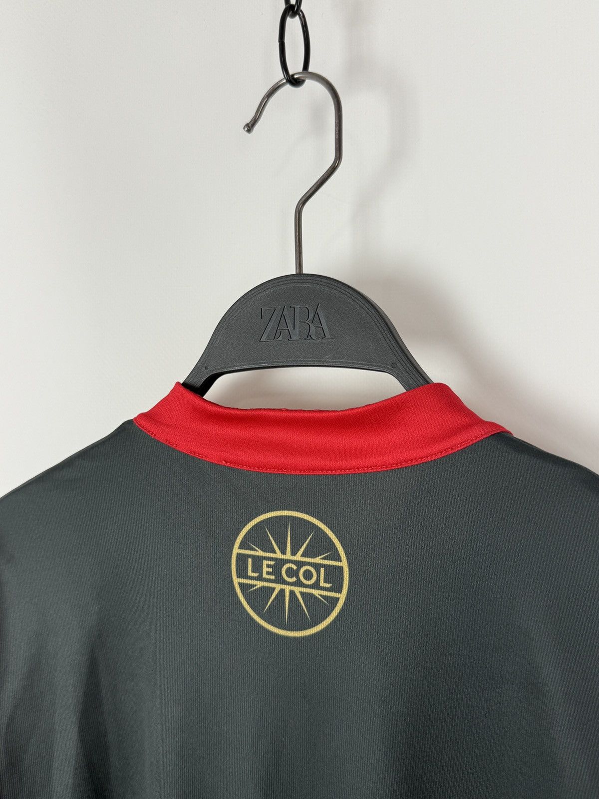 Other Le Col by Bradley Wiggins Gray Red Cycling Jersey L Size US L / EU 52-54 / 3 - 5 Thumbnail