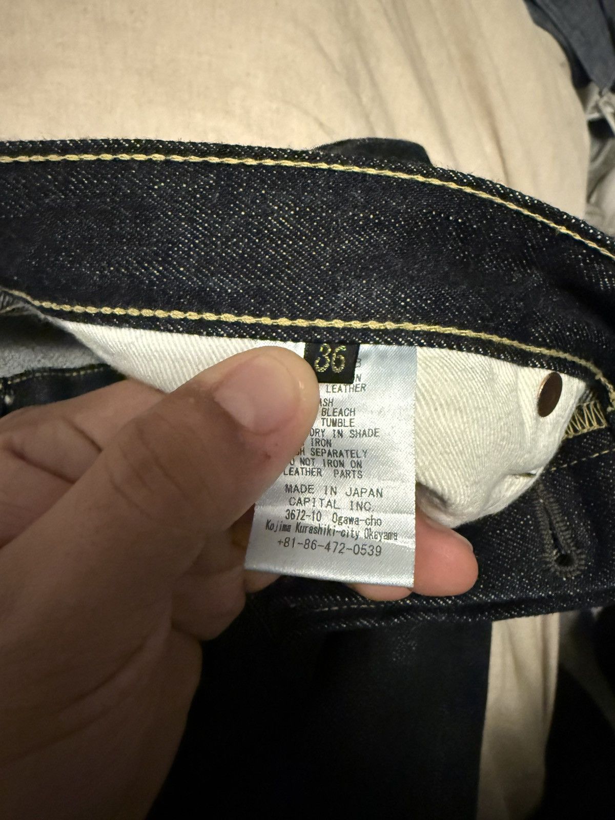 Kapital Kountry Kapital ZH Selvedge Denim Size US 33 - 4 Thumbnail