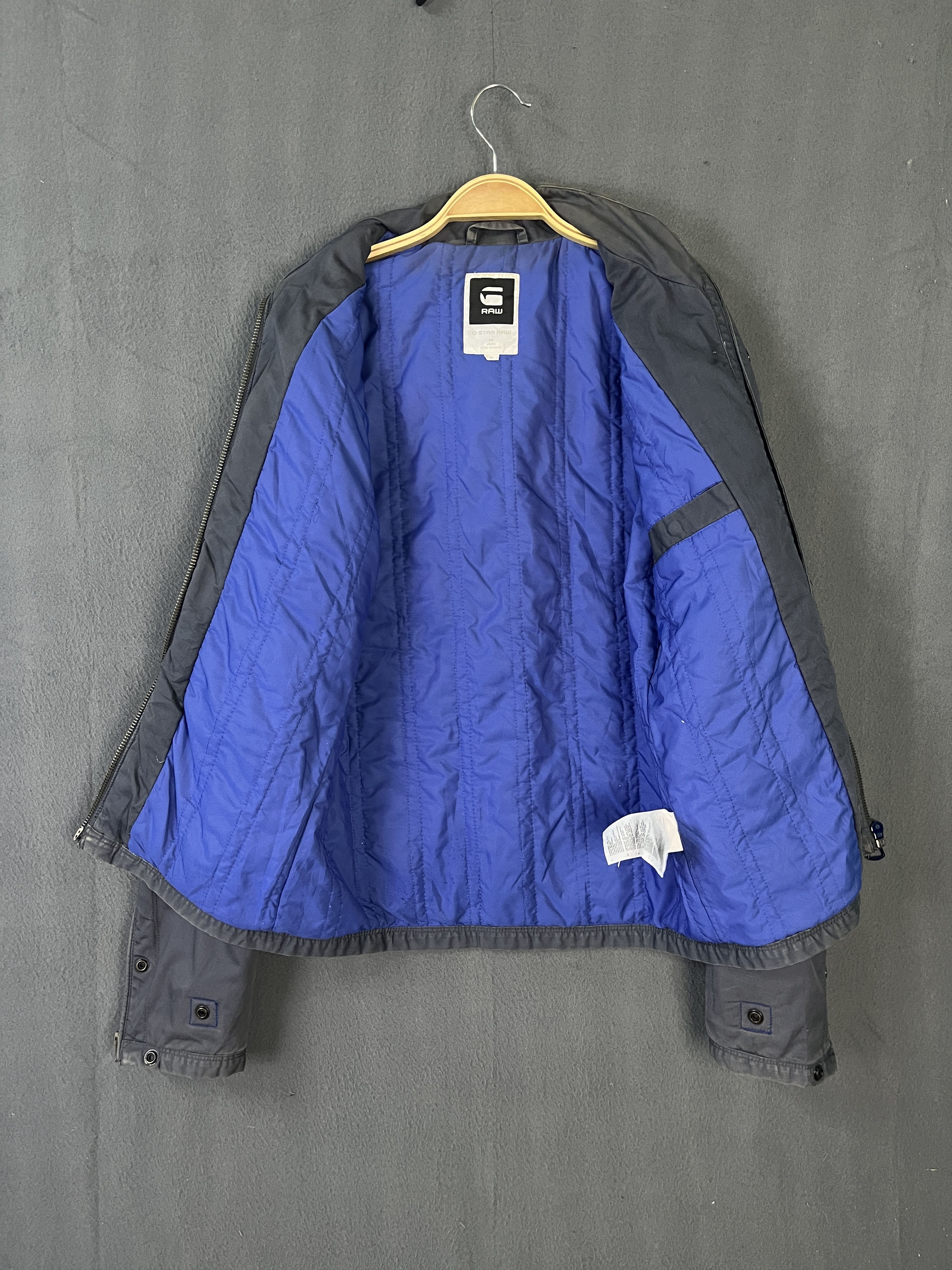 G-Star G-STAR Raw Denim Biker Jacket Soft Padded Asymmetrical Style Size US S / EU 44-46 / 1 - 13 Thumbnail