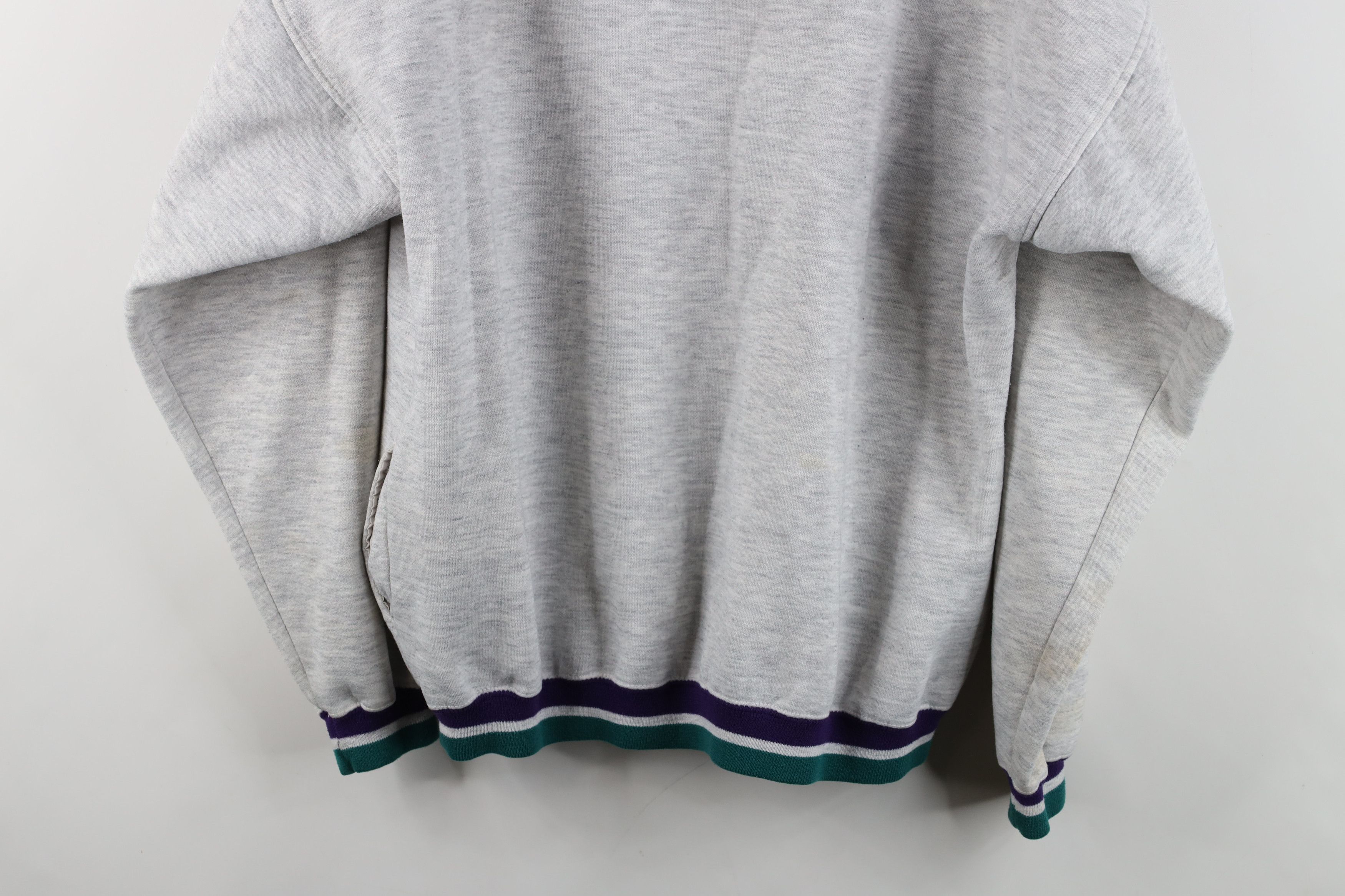 Vintage Vintage 90s Shanty Creek Schuss Mountain Striped Hoodie Size US L / EU 52-54 / 3 - 15 Thumbnail