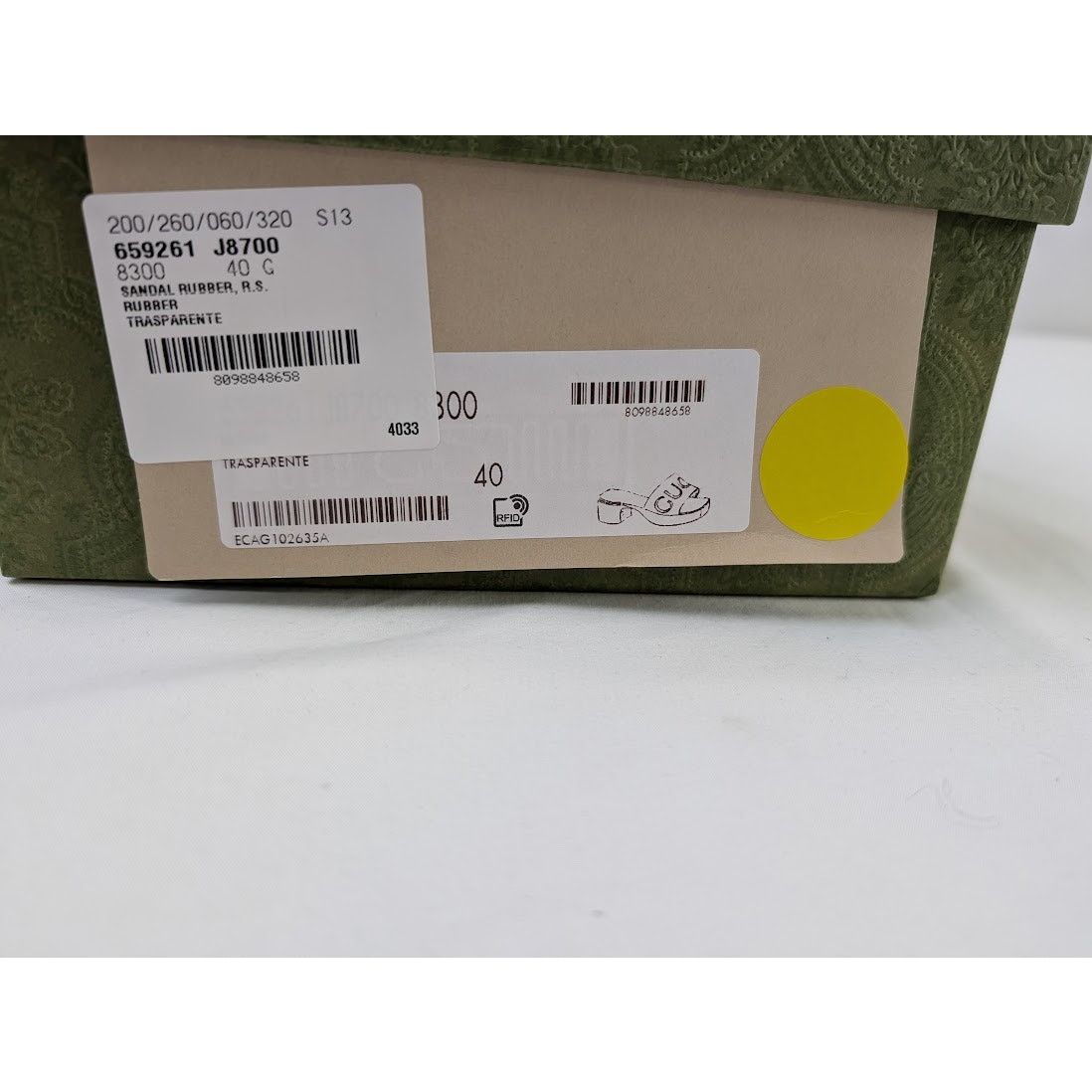 Gucci o1rshd1 Rubber Sandal R.S. in Transparente Size US 10 / IT 40 - 10 Thumbnail